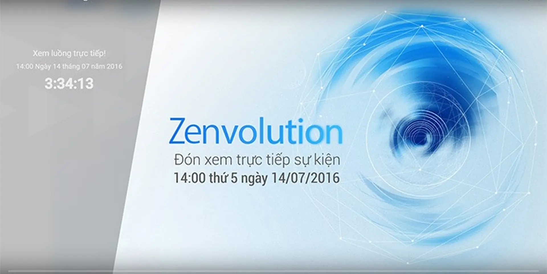 Hướng dẫn xem trực tiếp sự kiện Asus ra mắt ZenFone 3 - Zenvolution 2016