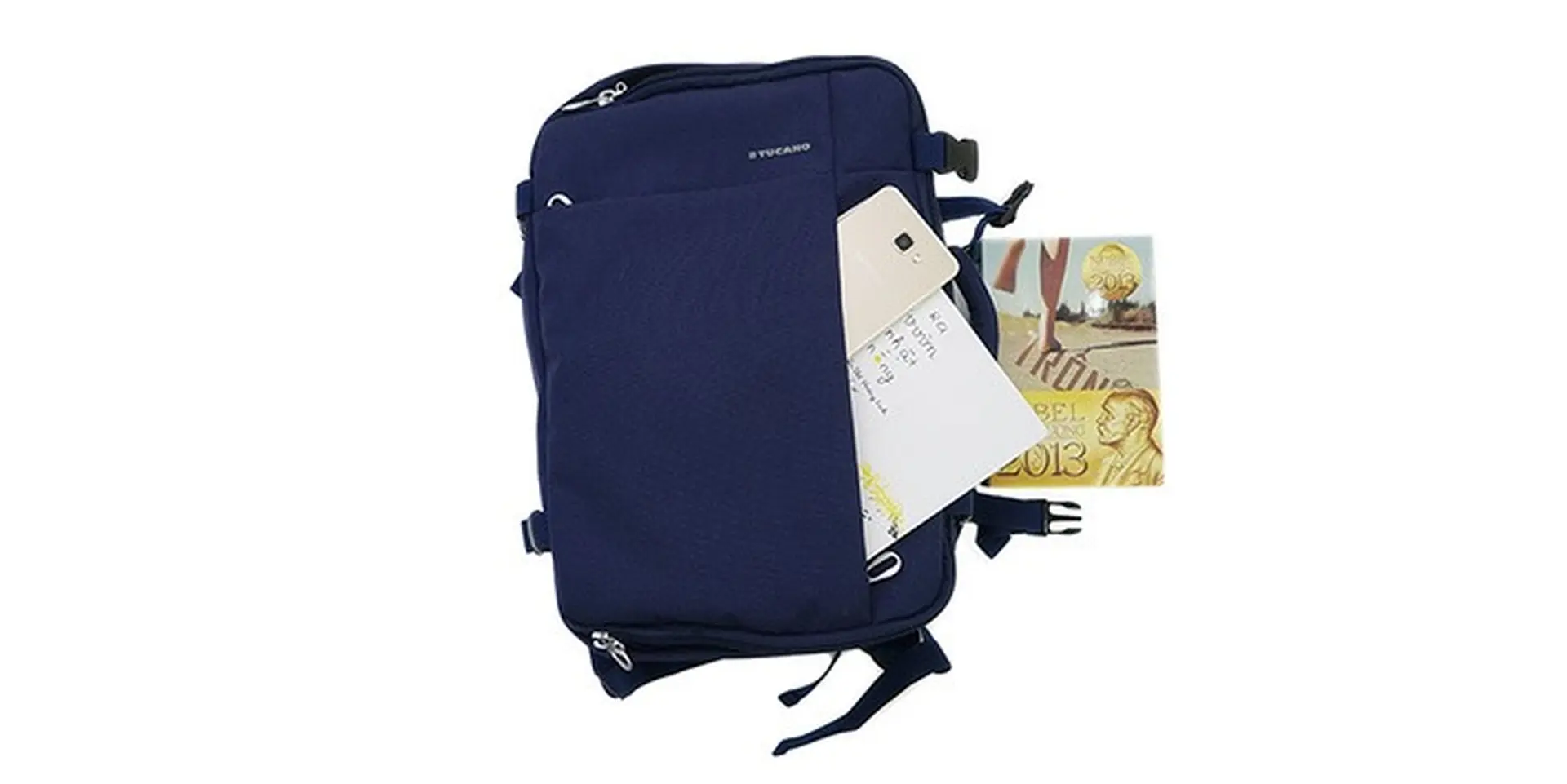 Trên tay balo Tucano tặng kèm Samsung Galaxy A9 Pro: Xứng danh hàng hiệu