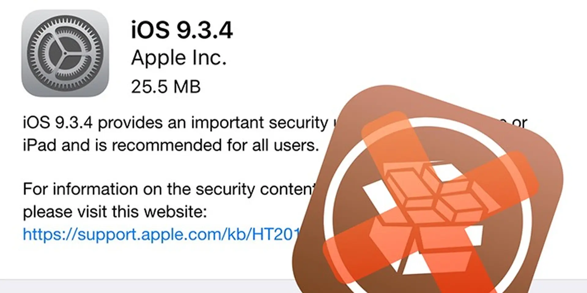 Apple "niêm phong" - chặn đường về iOS 9.3.2 và 9.3.3 để hạn chế jailbreak