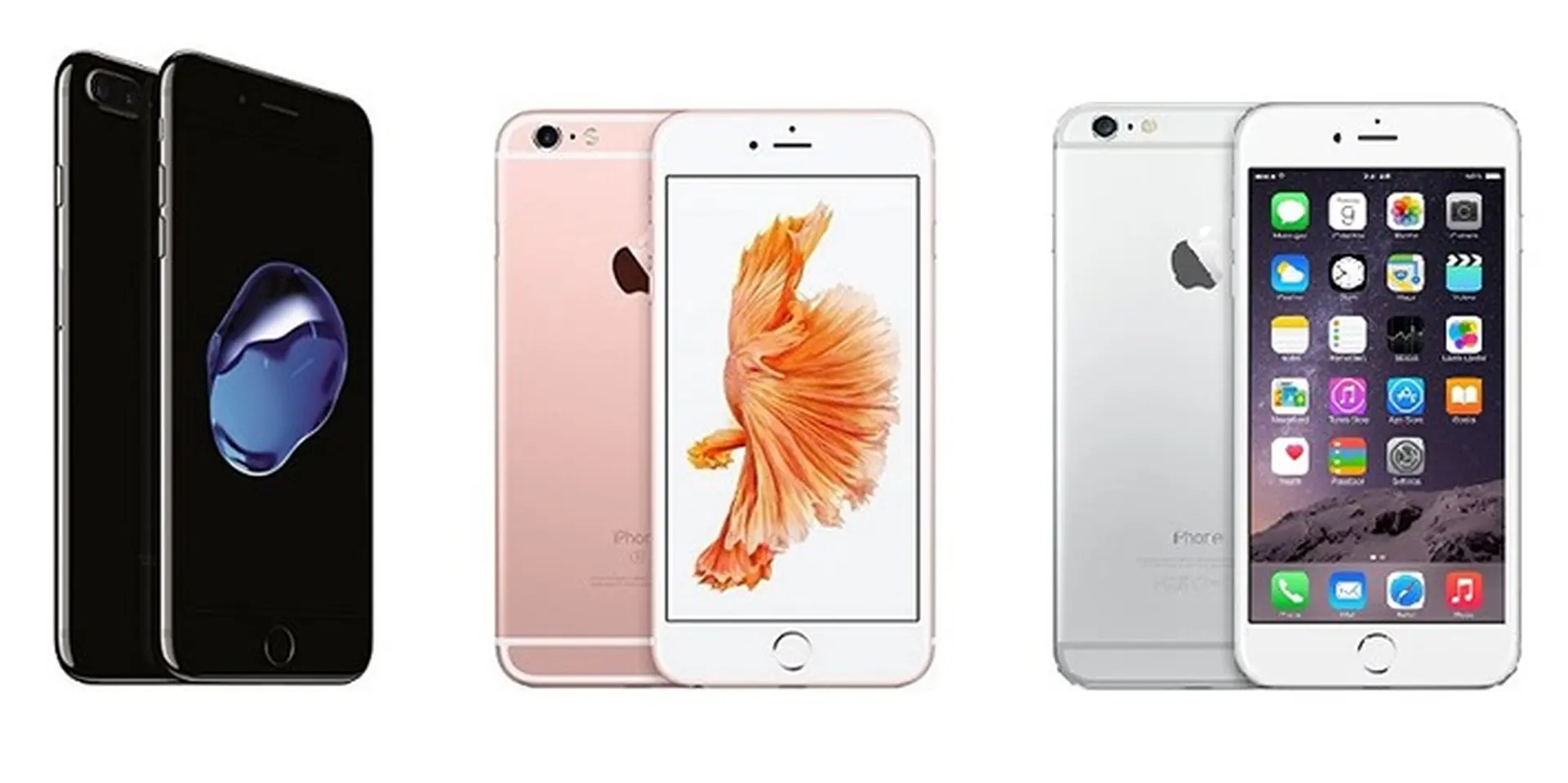 So sánh cấu hình iPhone 7 Plus với iPhone 6s Plus và iPhone 6 Plus