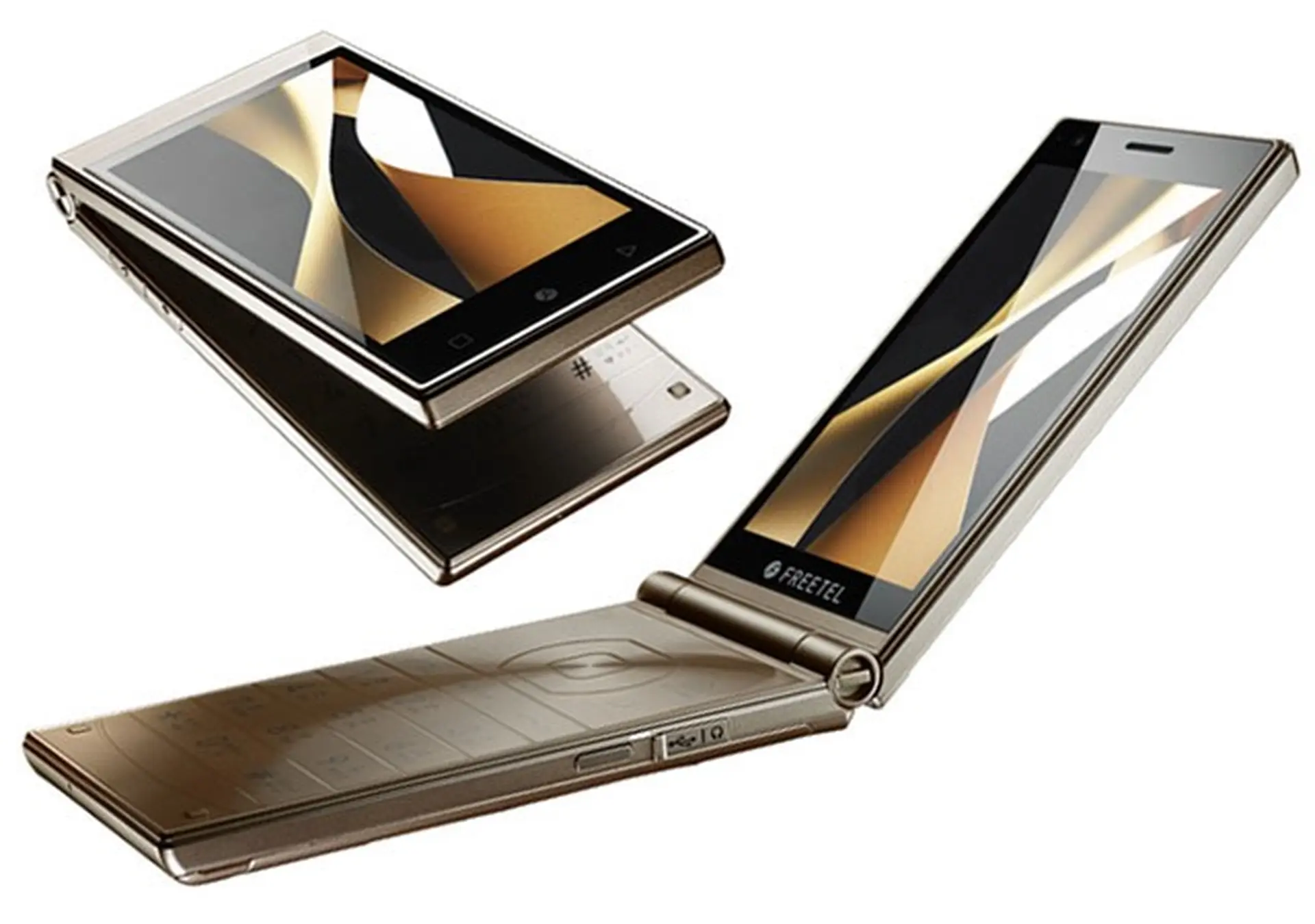 Trên tay Freetel Musashi: Điện thoại nắp gập 2 màn hình