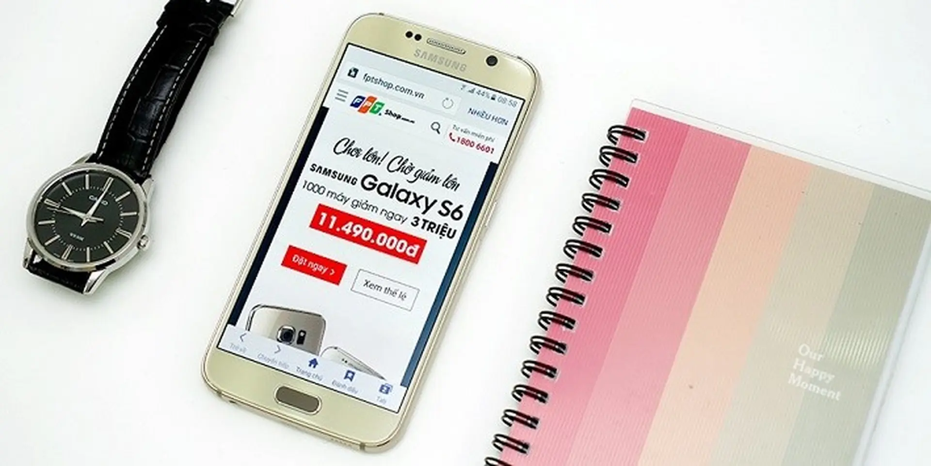 Siêu phẩm của năm 2015 - Galaxy S6 giảm giá mạnh