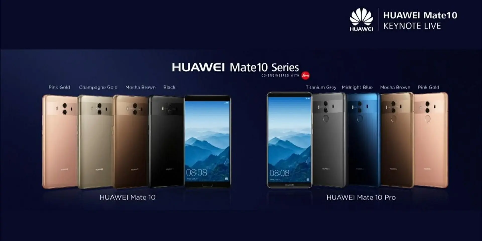 Huawei Mate 10 chính thức trình làng: camera kép Leica f/1.6, AI Phone, kháng nước và bụi bẩn