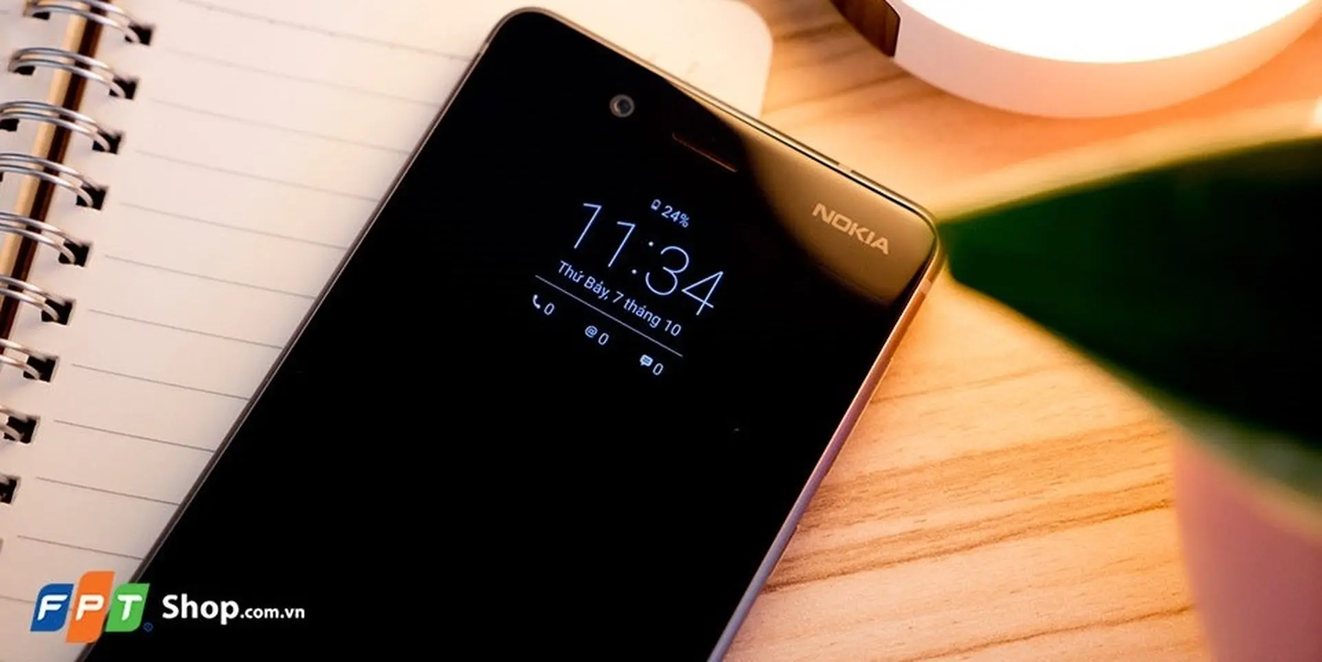 Nokia 8 - Dùng thử tính năng chạm để mở máy và Glance Green
