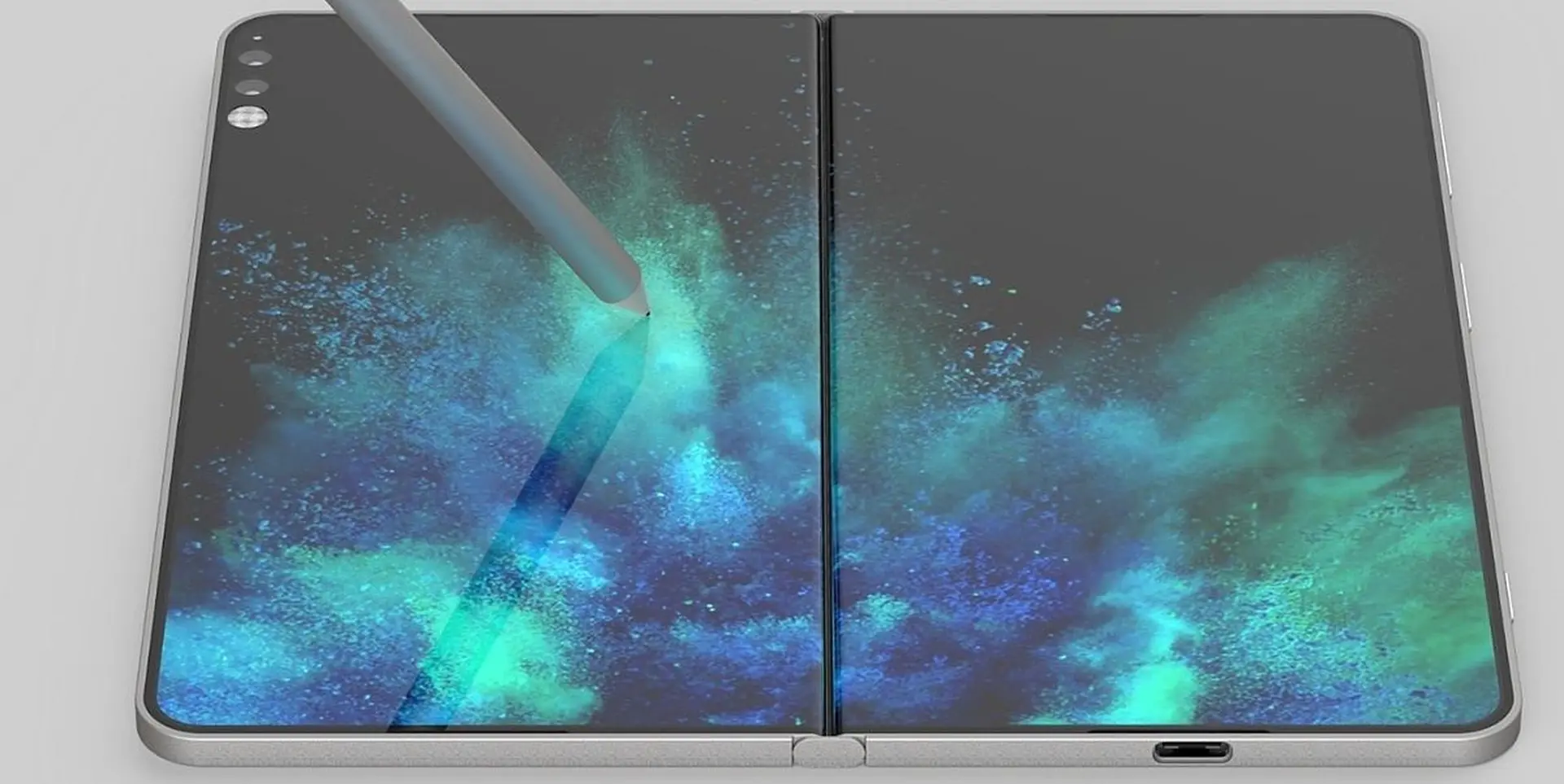 Khó cưỡng với mẫu thiết kế Microsoft Surface Note hai màn hình độc đáo