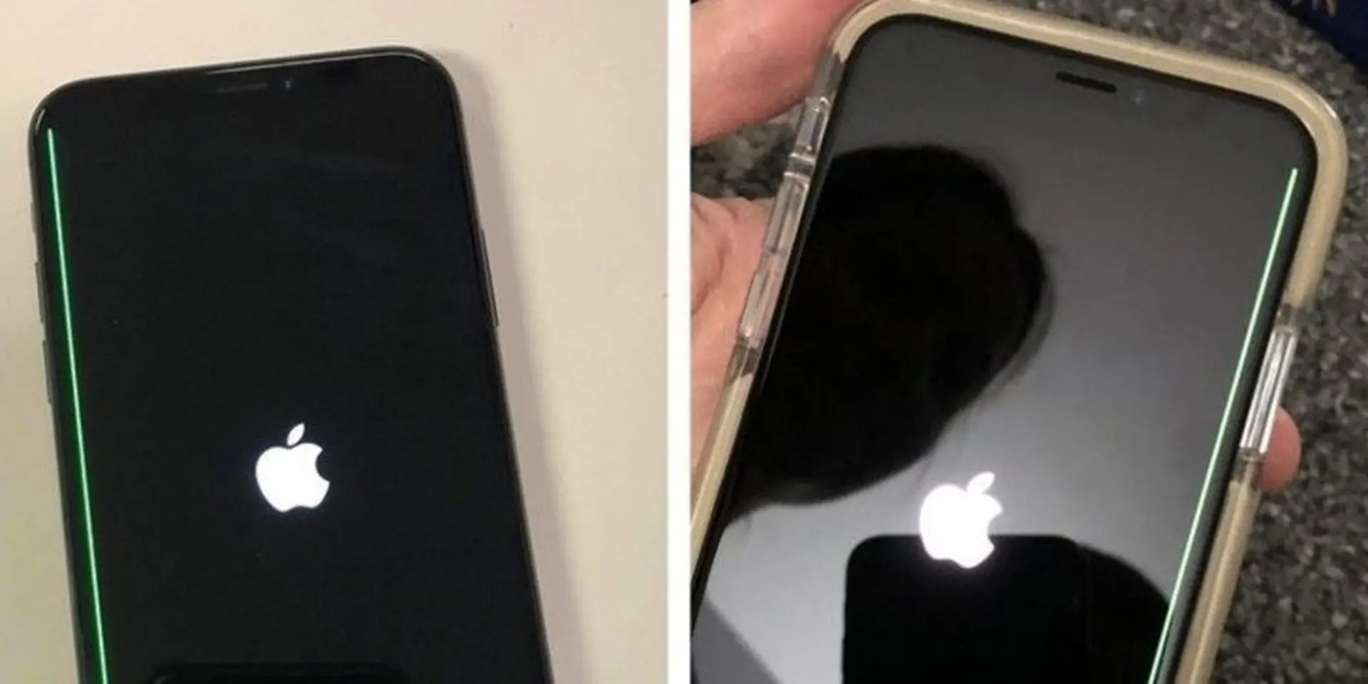 Một vài chiếc iPhone X bị lỗi sọc xanh màn hình