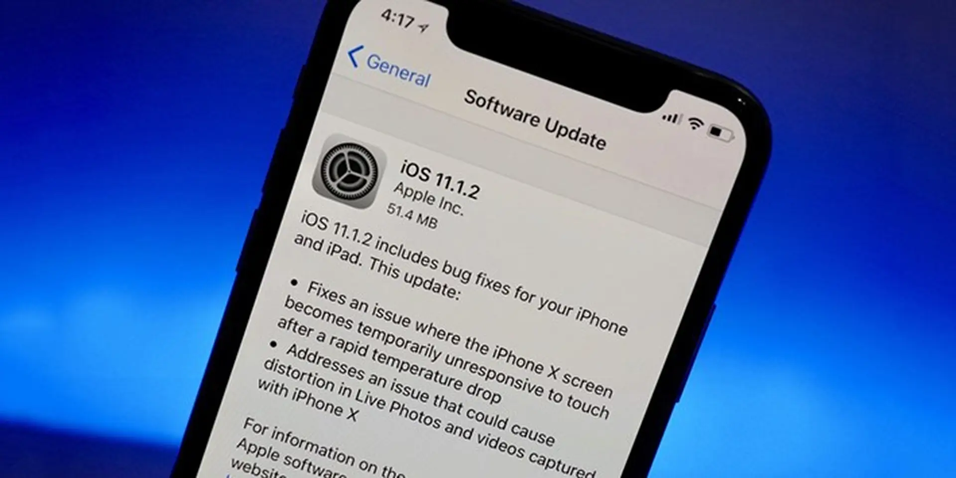 Mọi điều cần biết về bản cập nhật iOS 11.1.2 mà Apple vừa tung ra