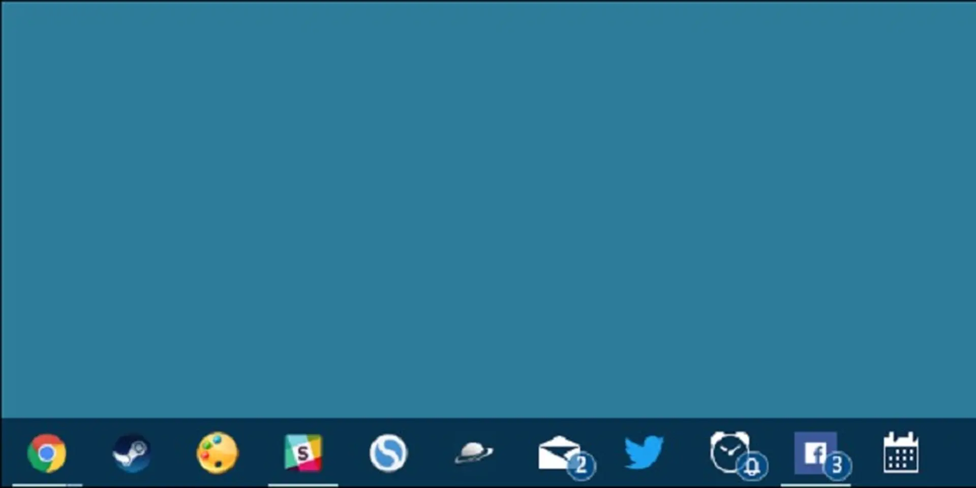 Thu gọn các biểu tượng trên thanh taskbar của windows 8 và 10