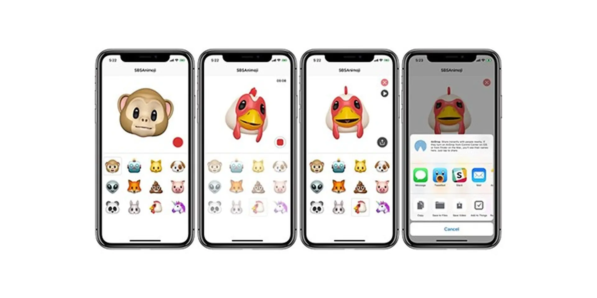 Với ứng dụng này, bạn có thể quay Animoji trên iPhone lên tới 20 giây