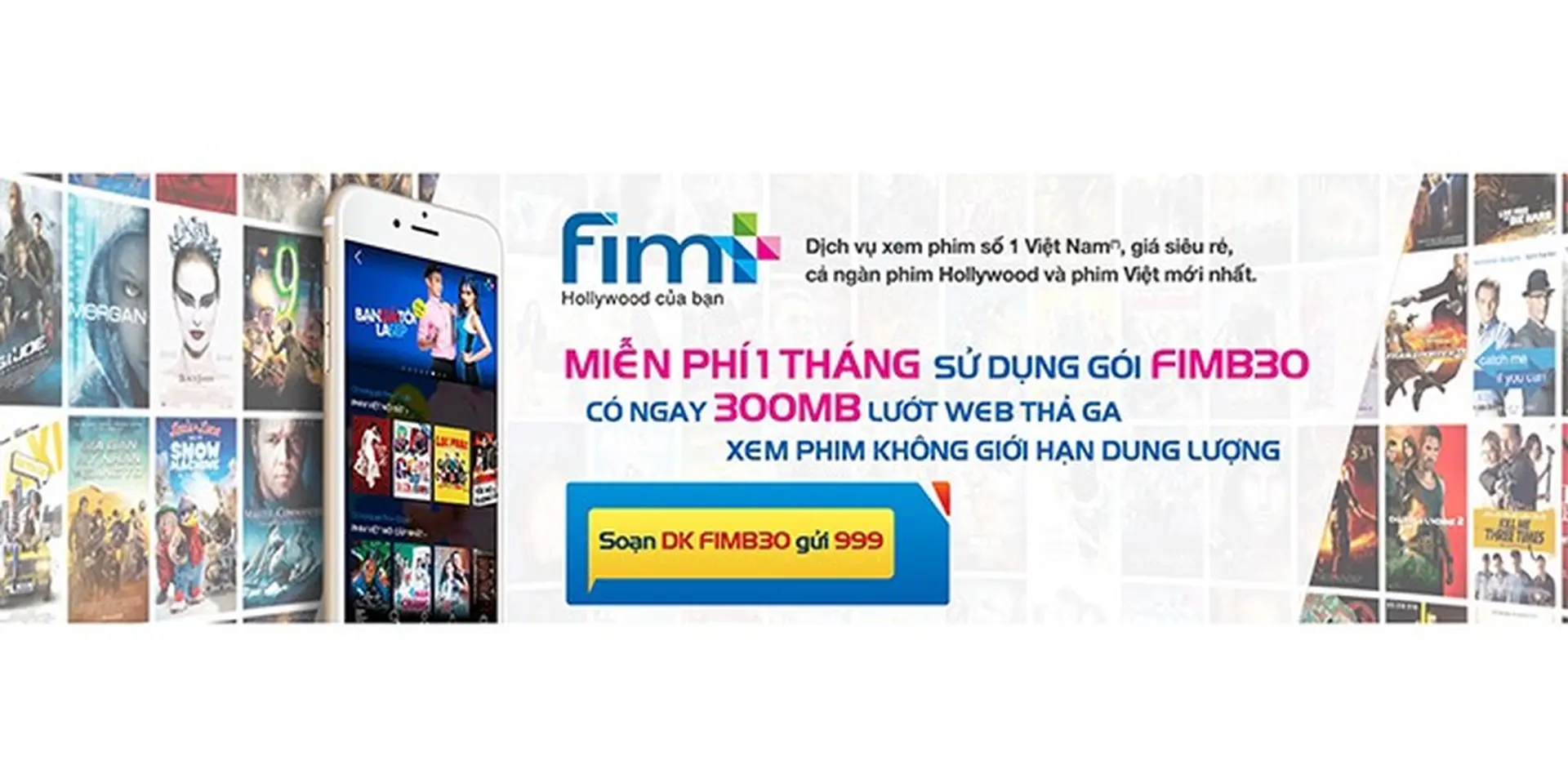 Nhận ngay ưu đãi xem phim miễn phí và nhận 200MB data tốc độ cao từ Mobifone!