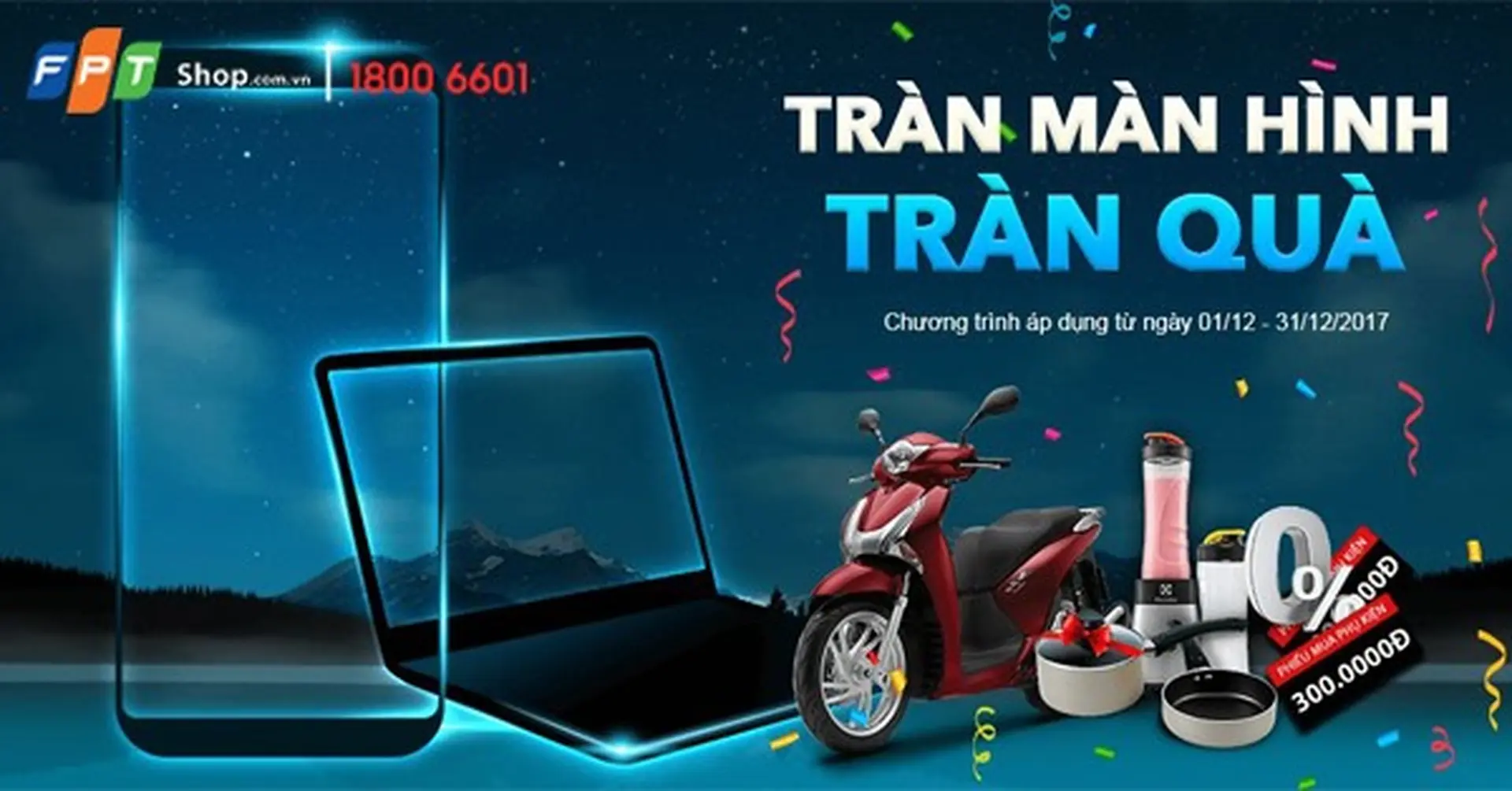 Ngập tràn quà tặng khi chọn mua smartphone tràn màn hình thời thượng tại FPT Shop