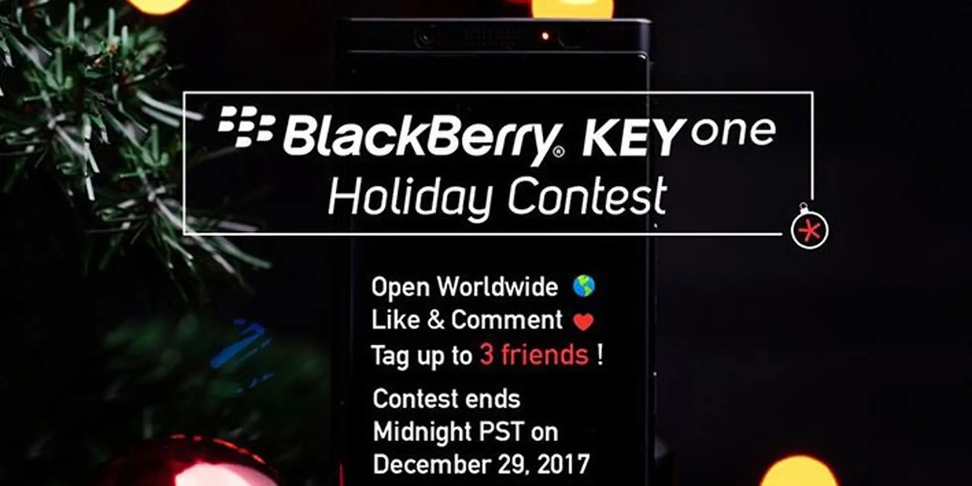 BlackBerry Mobile tặng miễn phí KEYone Black Edition cho mọi người!