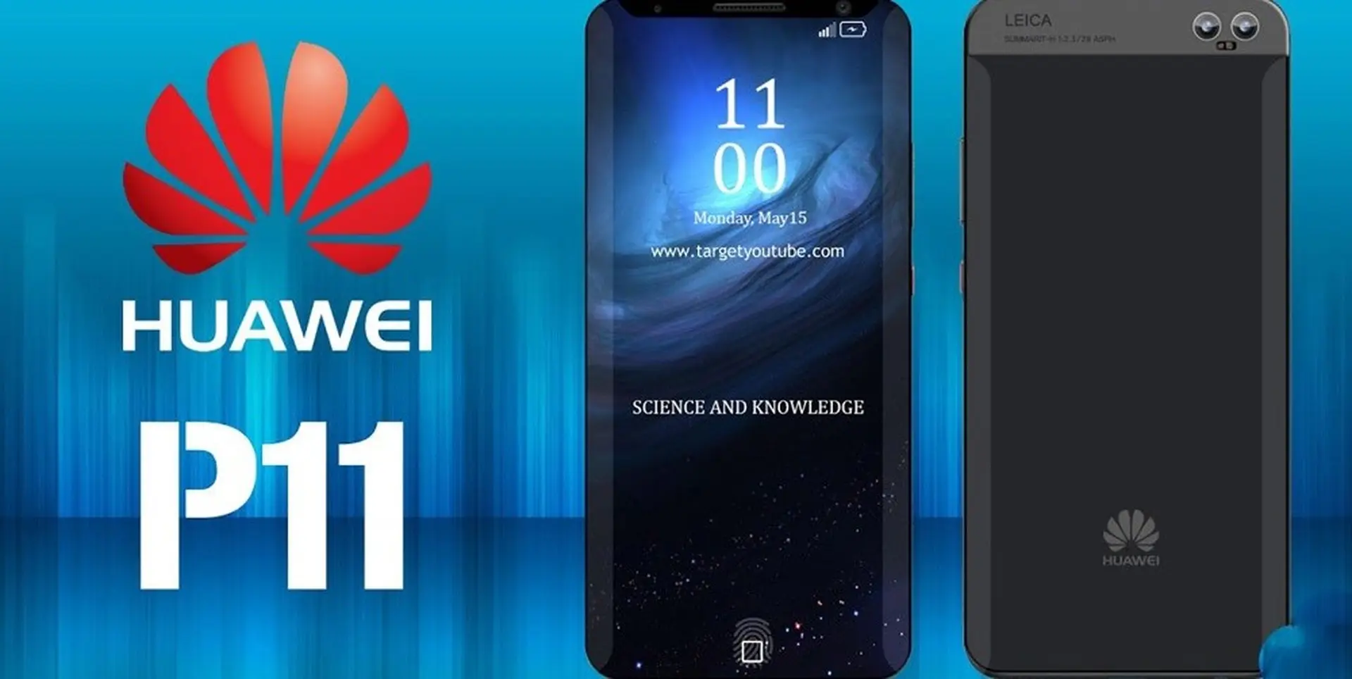 Choáng: Huawei P11 sẽ trang bị camera 40MP zoom 5x, máy ảnh selfie 24MP
