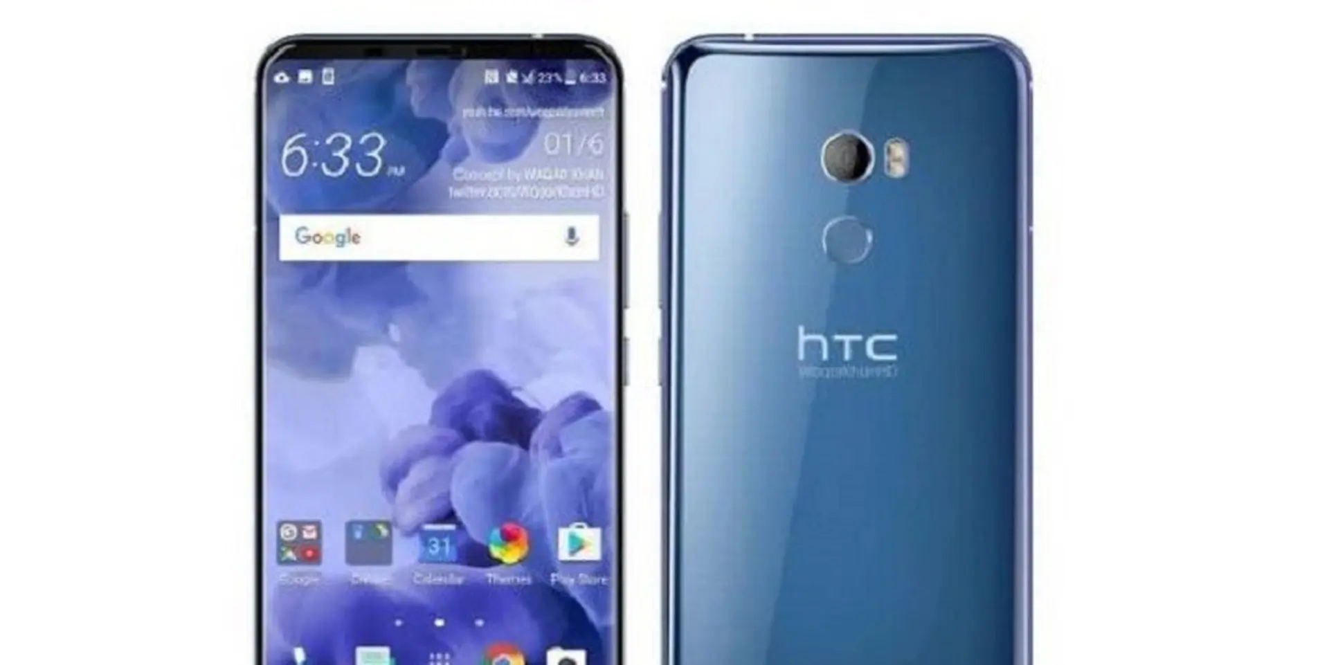 HTC sẽ có viền màn hình mỏng hơn trên HTC U12?