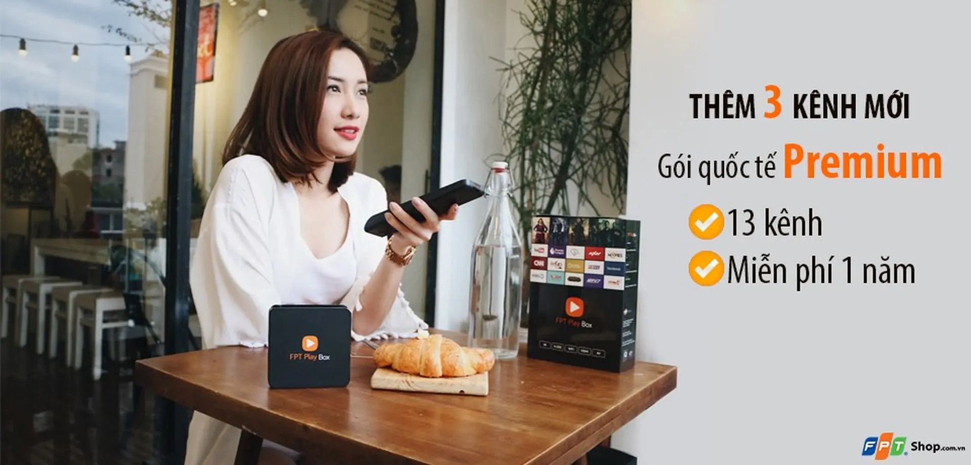Người dùng sẽ được thêm 3 kênh mới trong gói Premium với FPT Play Box