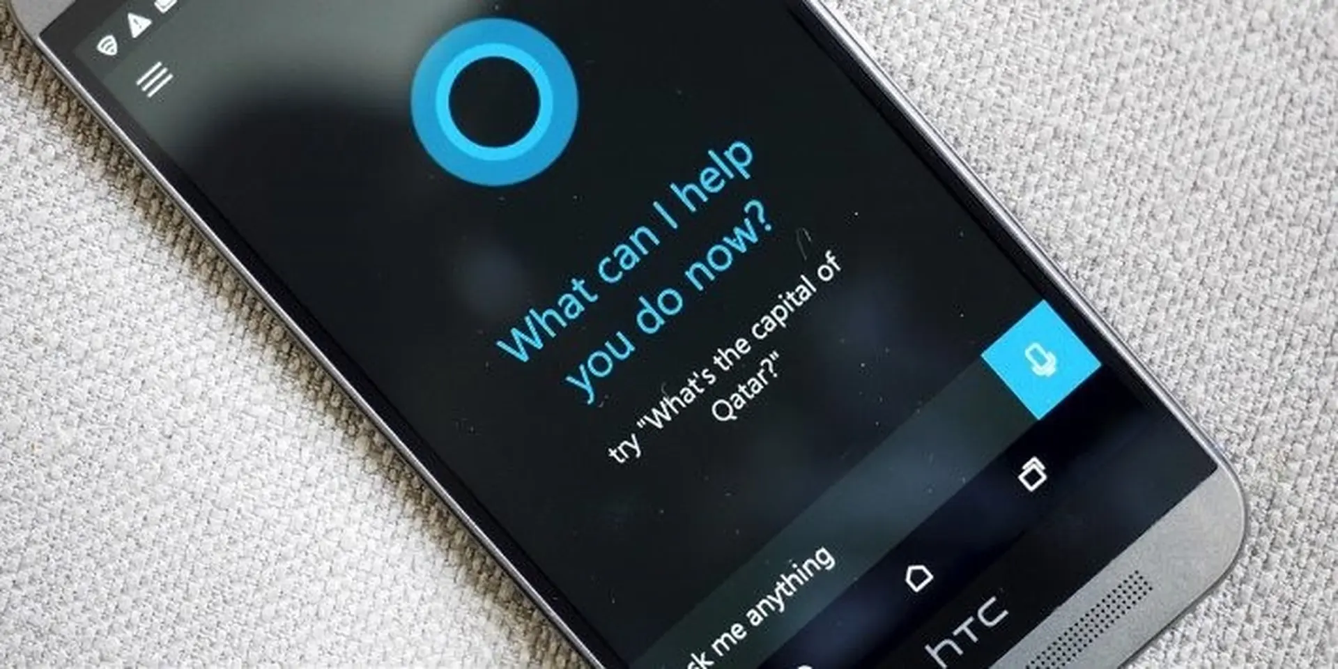 Có thể sử dụng Cortana trên màn hình khóa Android