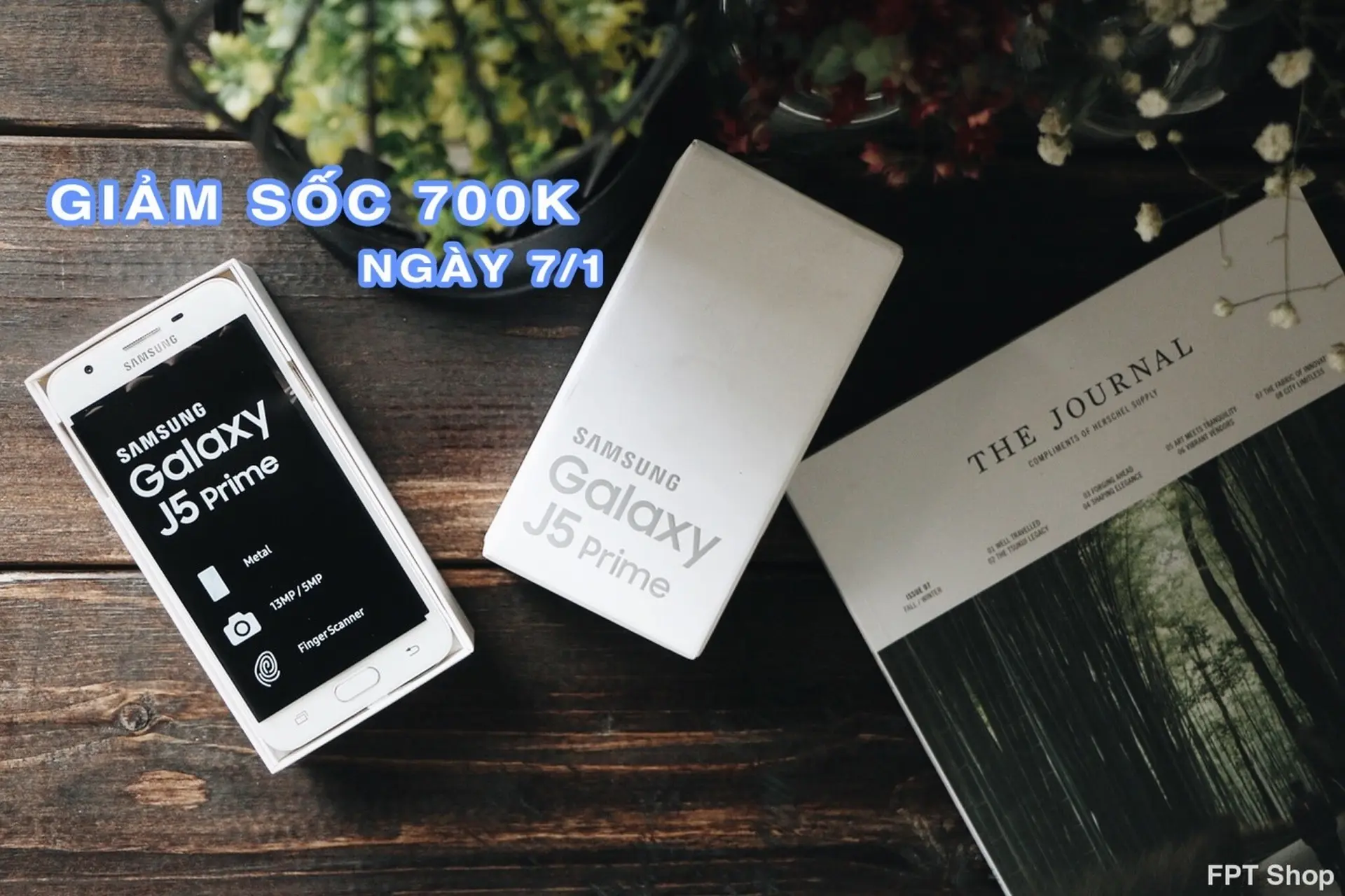 Galaxy J5 Prime giảm 700.000 đồng tại FPT Shop