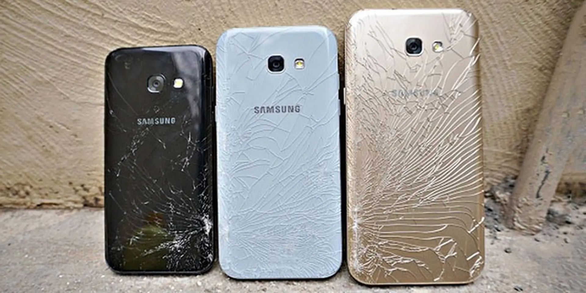 Test độ bền Samsung Galaxy A3, A5 và A7 phiên bản 2017