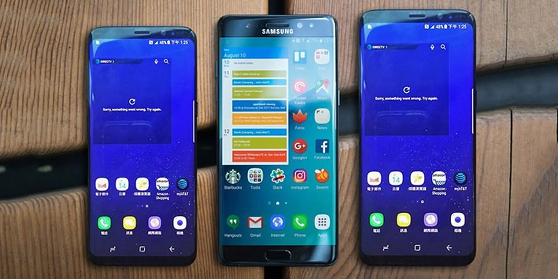 Lộ diện hình ảnh Galaxy S8 / S8 Plus bên cạnh Note 7 và S7 edge