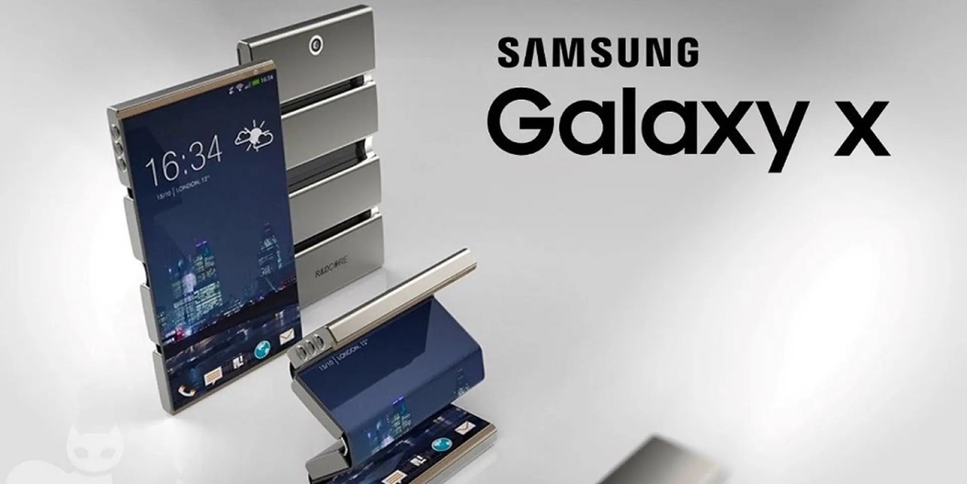 Smartphone uốn dẻo Galaxy X bất ngờ xuất hiện