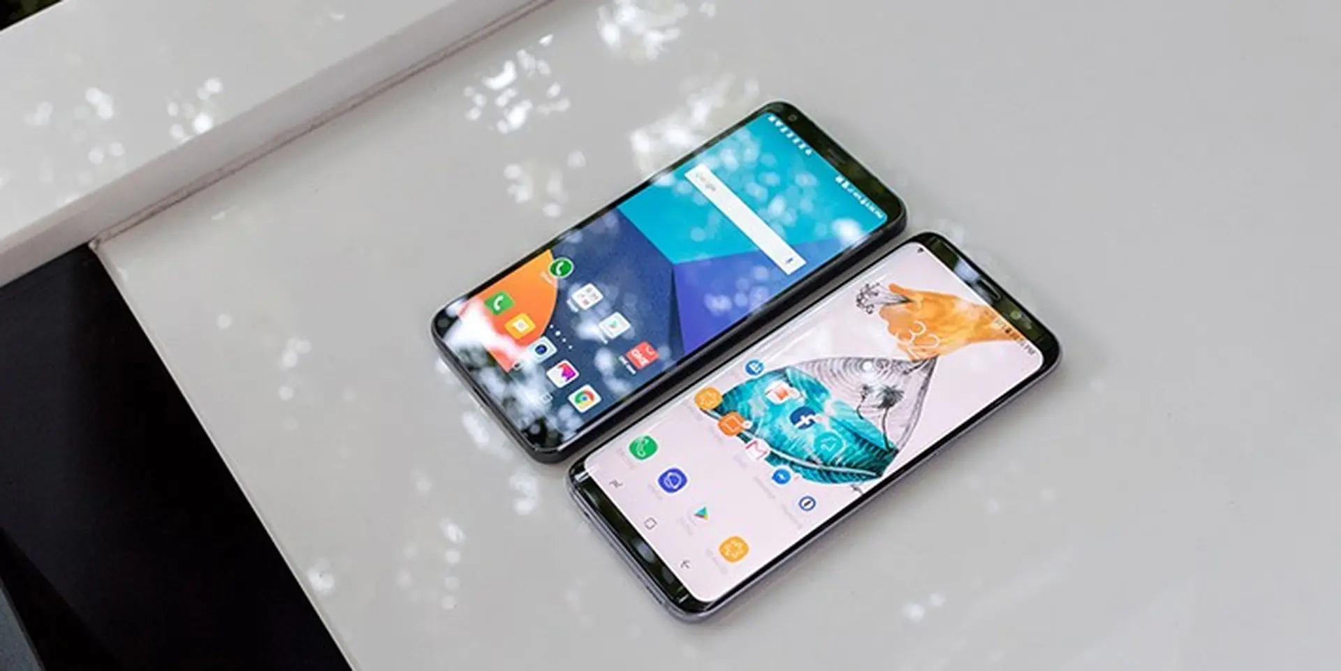 Chiêm ngưỡng loạt ảnh so sánh thiết kế LG G6 và Galaxy S8 