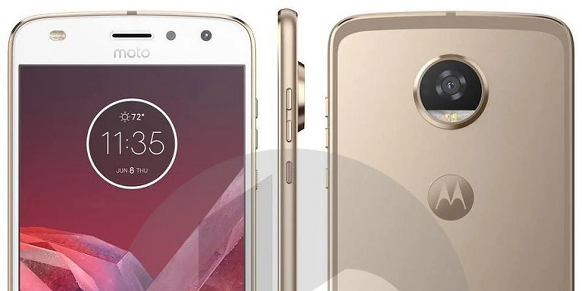 Lộ rõ hình ảnh đầu tiên của Moto Z2 Play