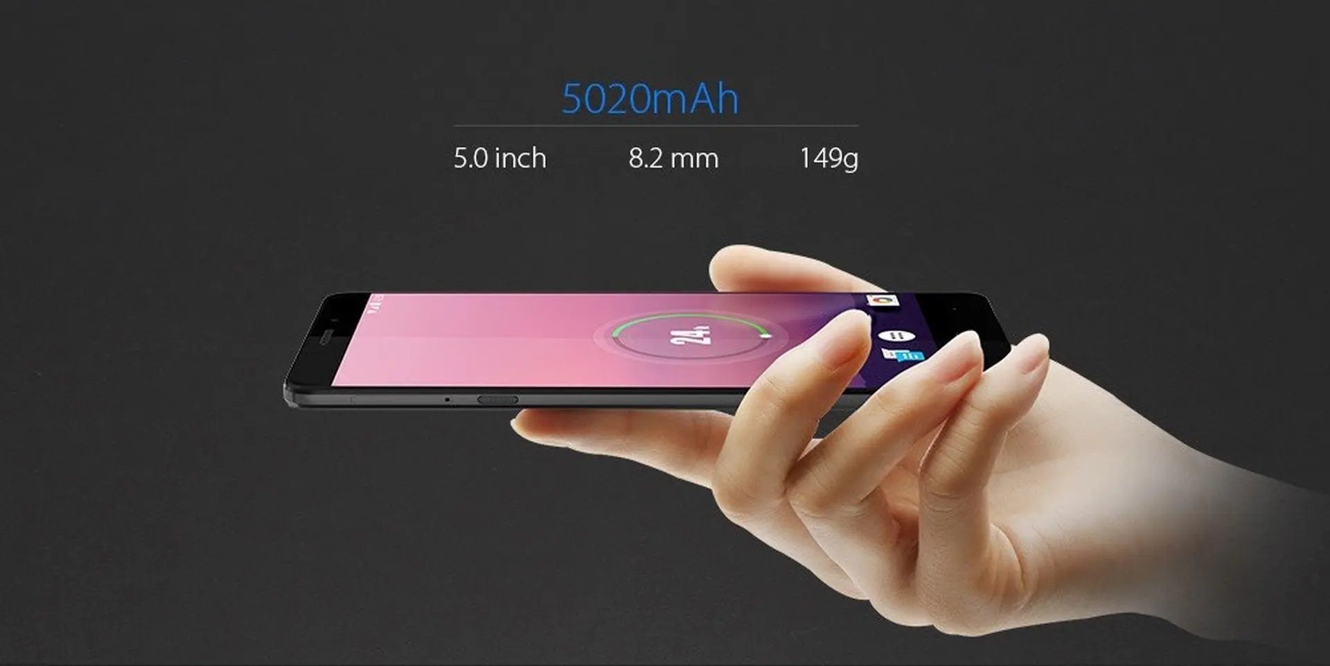 Smartphone RAM 3GB, chạy Android 7, pin 5.000 mAh, giá chưa đến 3tr