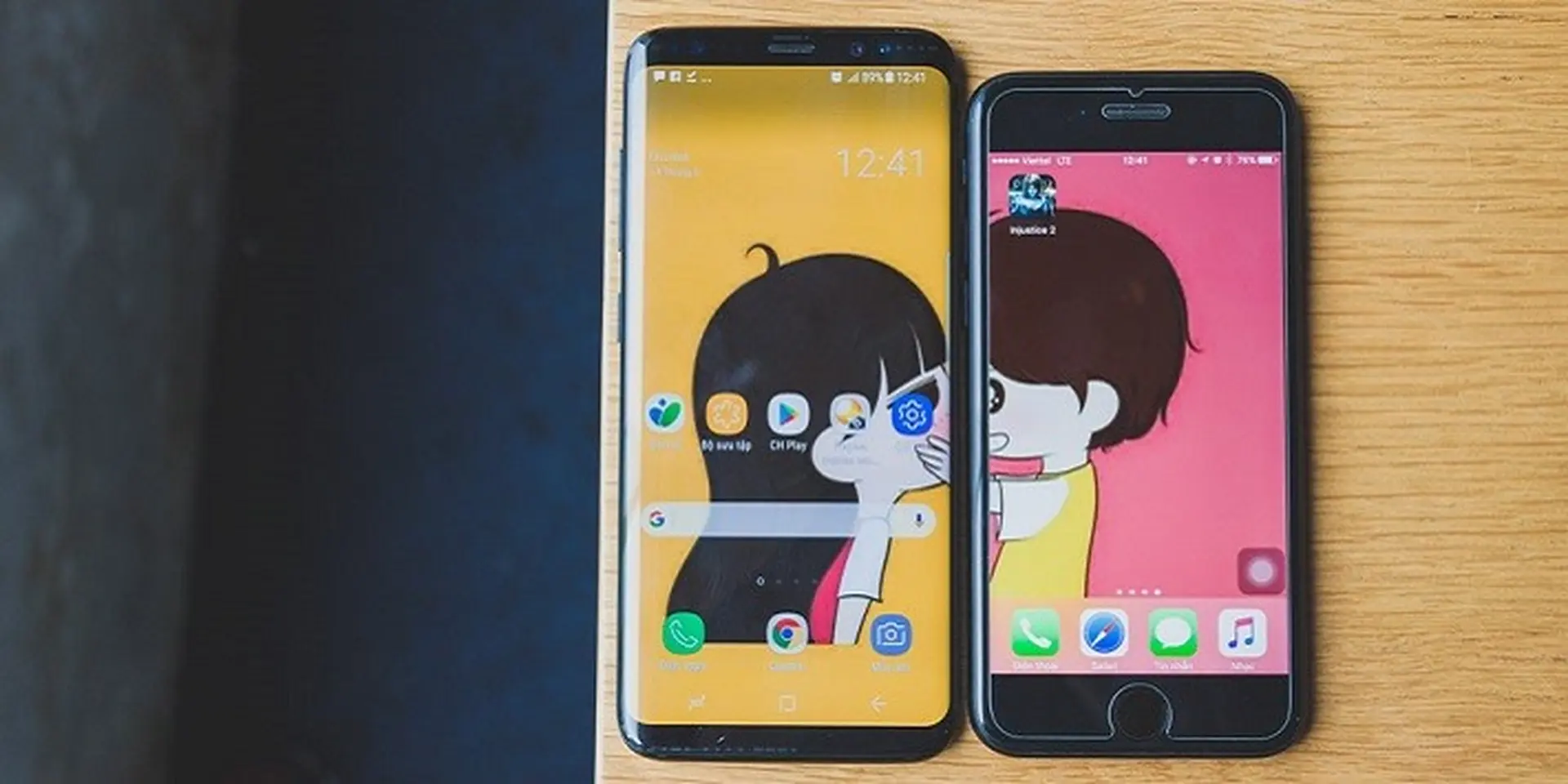 Samsung Galaxy S8 khoe dáng cùng Apple iPhone 7: Kẻ tám lạng, người nửa cân?