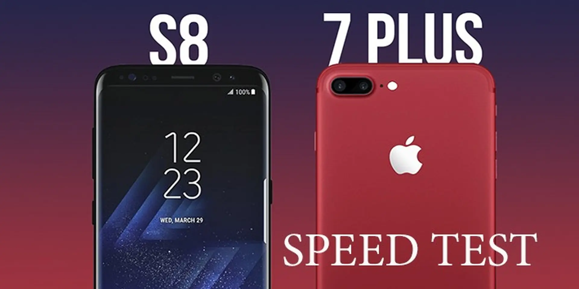 Galaxy S8 và iPhone 7 Plus, đâu là smartphone "tia chớp"?