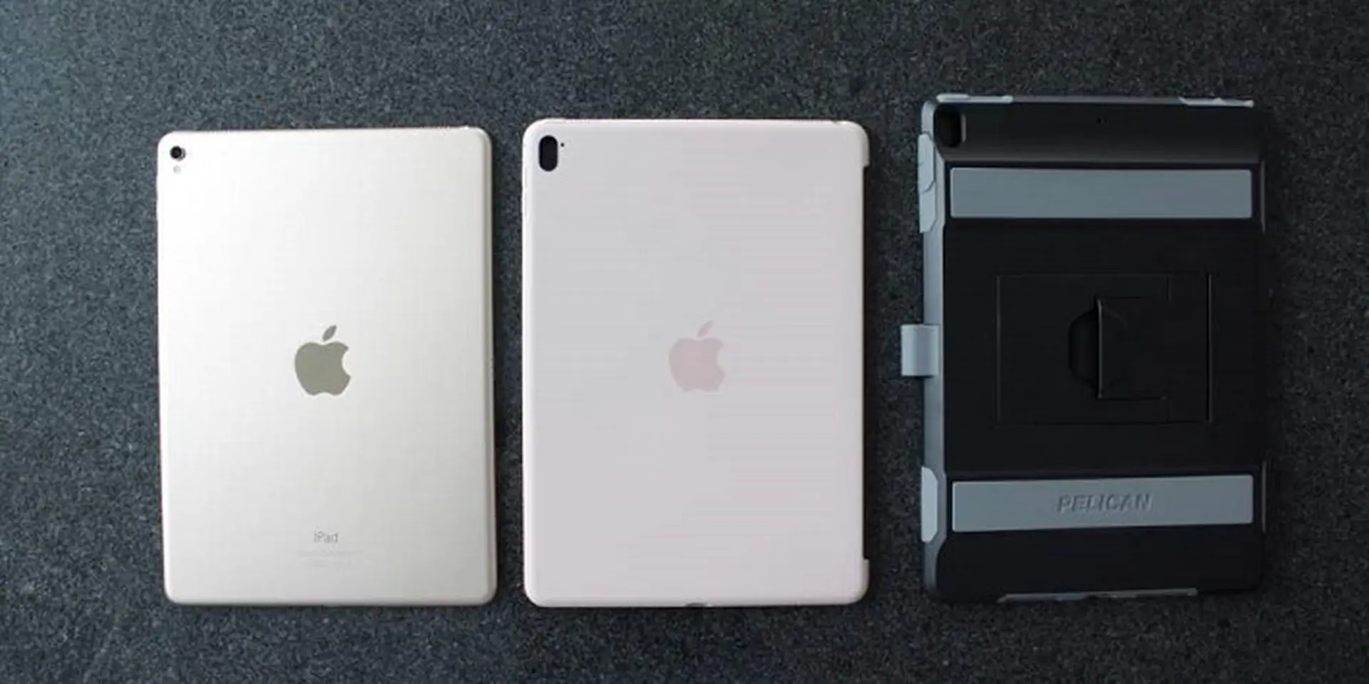 So sánh kích thước của iPad Pro 10.5 inch với iPad 9.7 inch qua case bảo vệ được rò rỉ