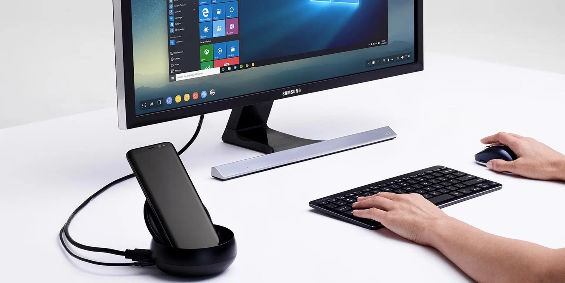 Lumia 950 có thể dùng Samsung DeX để chạy tính năng Continuum