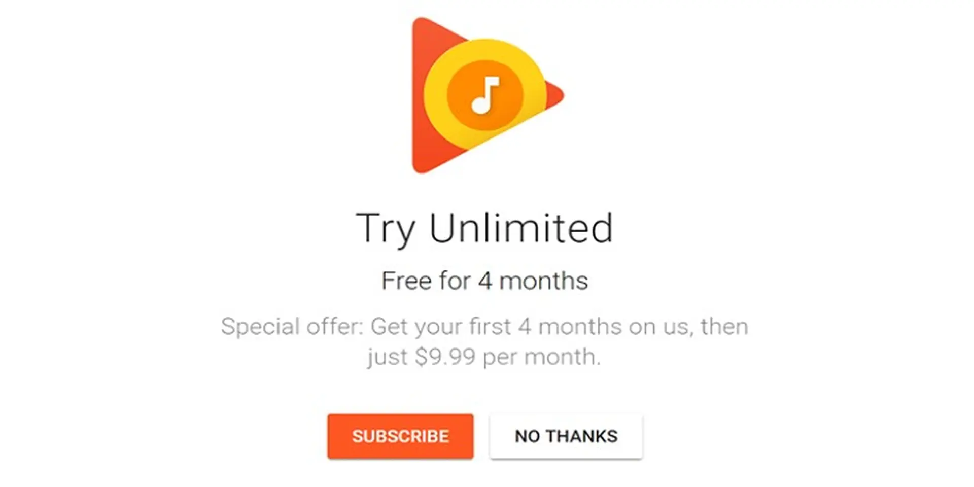 Trải nghiệm 4 tháng nghe nhạc miễn phí trên Google Play Music chỉ bằng 1 Click