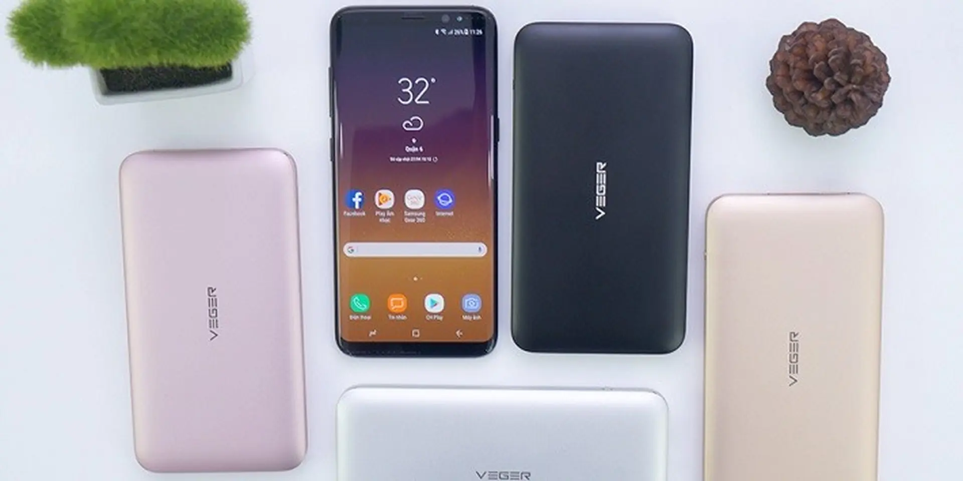 Đánh giá sạc dự phòng VEGER V17 Pro: Sạc đầy Galaxy S8 Plus trong vòng 100 phút