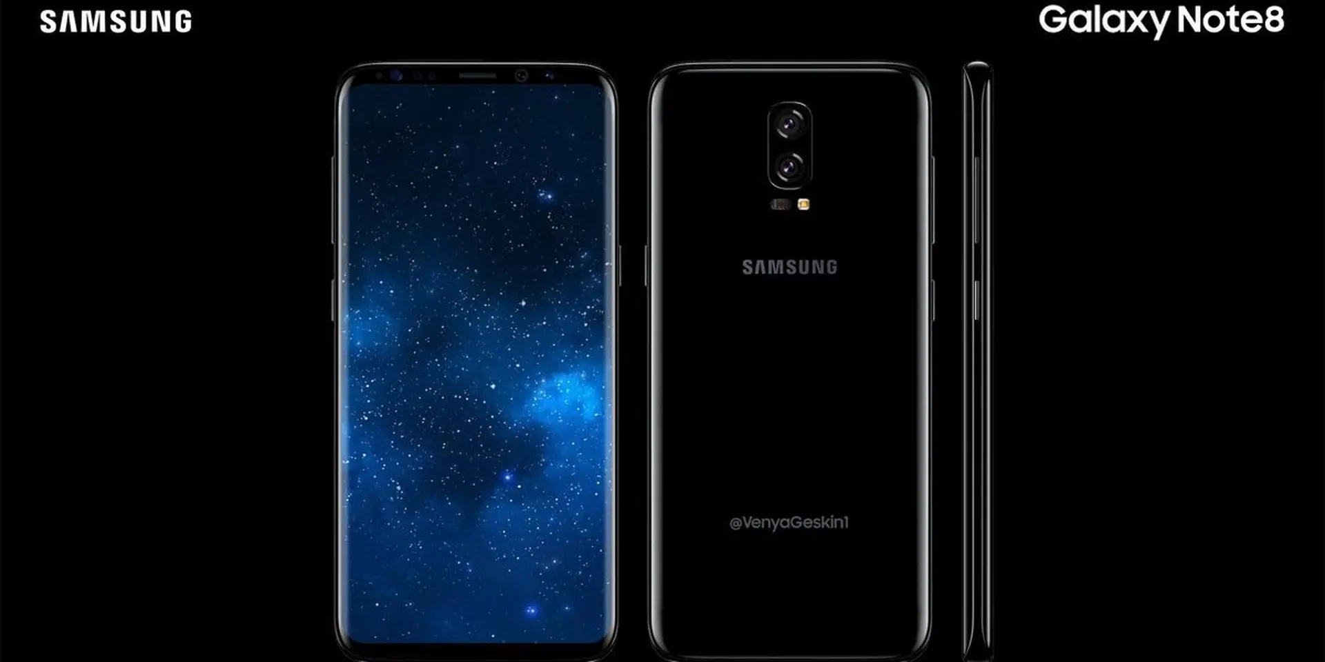 Galaxy Note 8 ra mắt 26/8, có camera kép mặt lưng, màn hình vô cực 6.3 inch ?