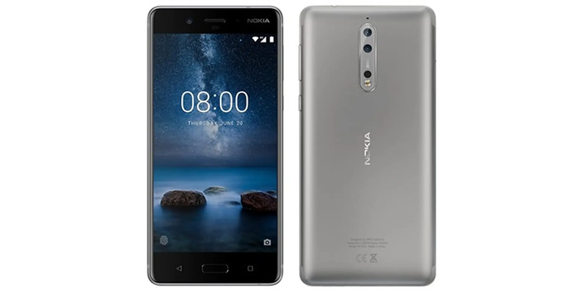 Sau bản màu xanh, Nokia 8 xuất hiện thêm phiên bản màu bạc tuyệt đẹp!