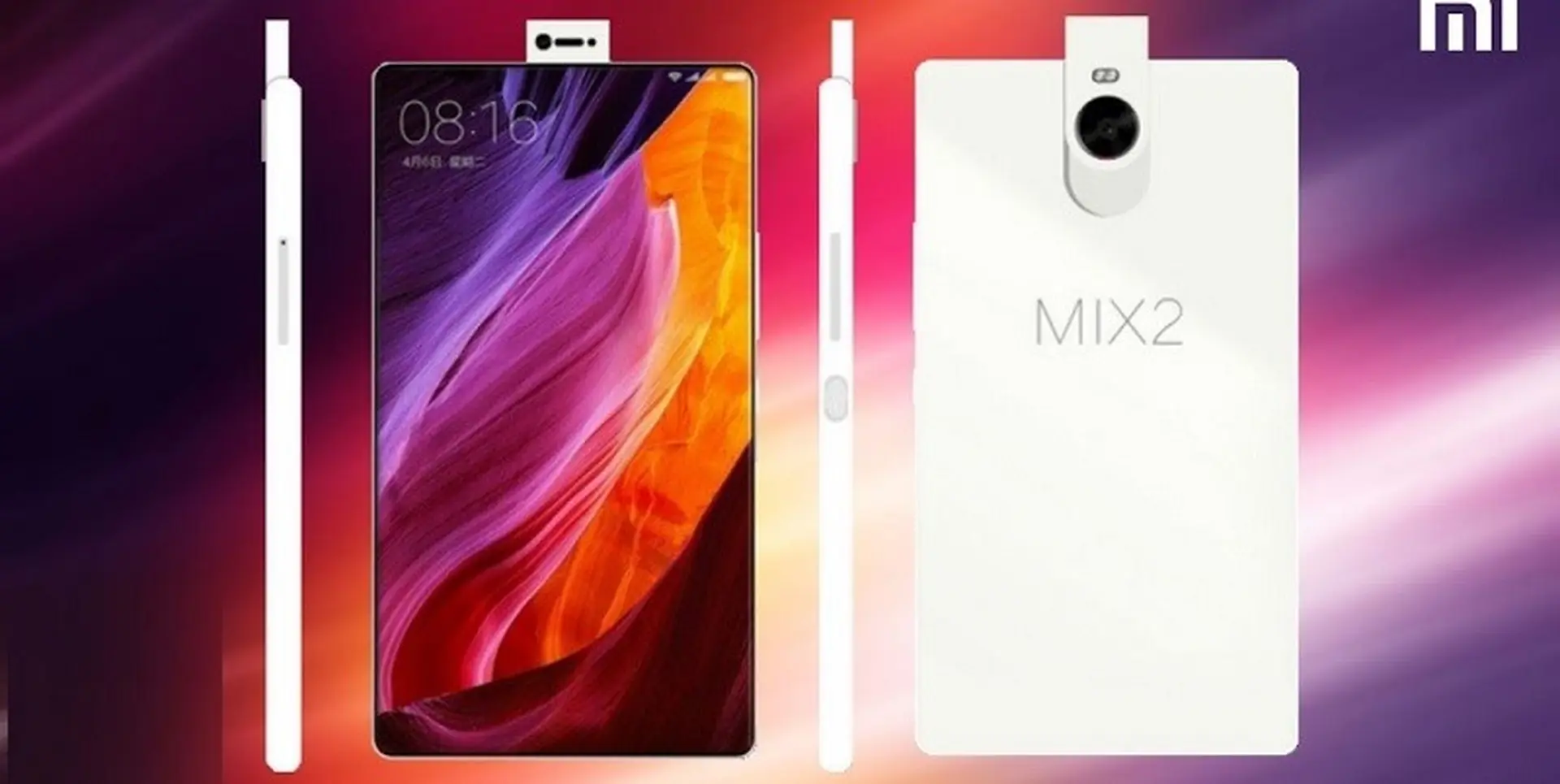 Xiaomi Mi MIX 2 xuất hiện với thiết kế đẹp không tỳ vết