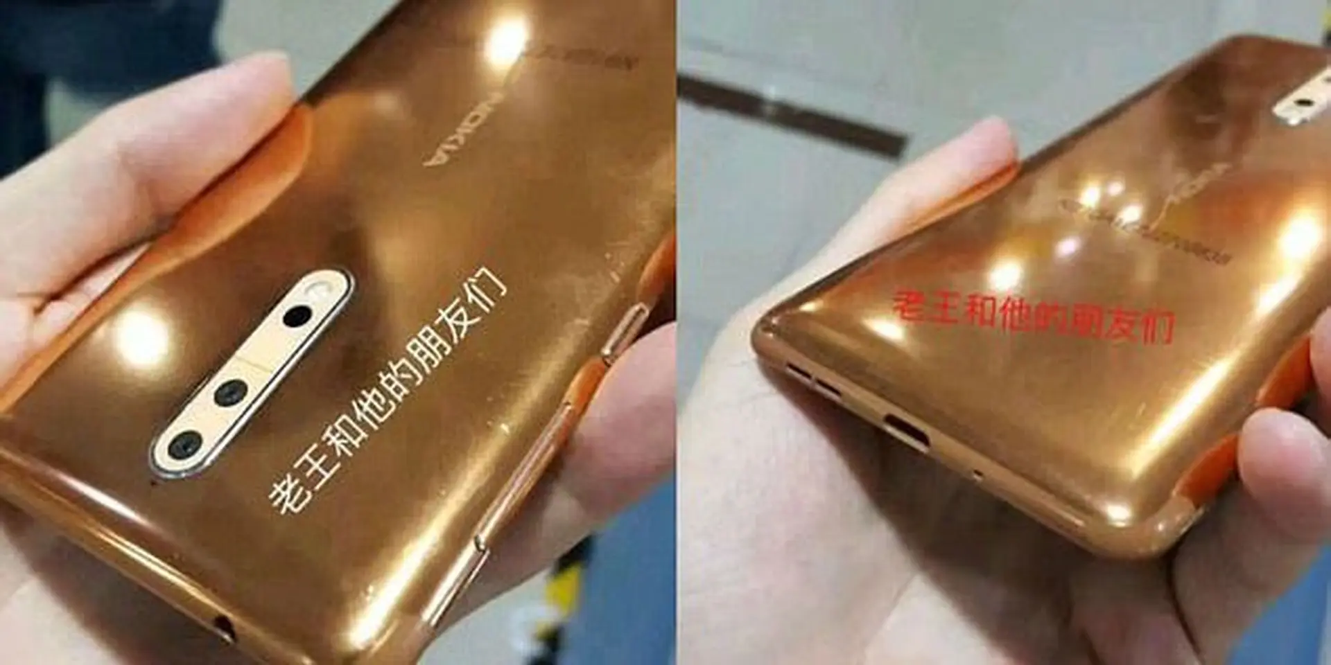 Xuất hiện Nokia 8 màu đồng với ống kính camera kép của Zeiss