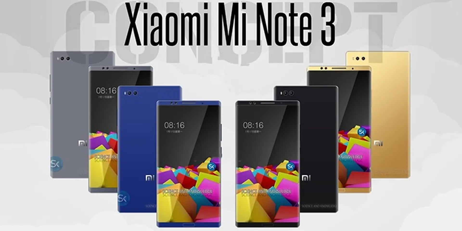 Nếu Xiaomi Mi Note 3 mà đẹp thế này thì ngay cả iPhone 8 cũng phải lu mờ nhỉ?