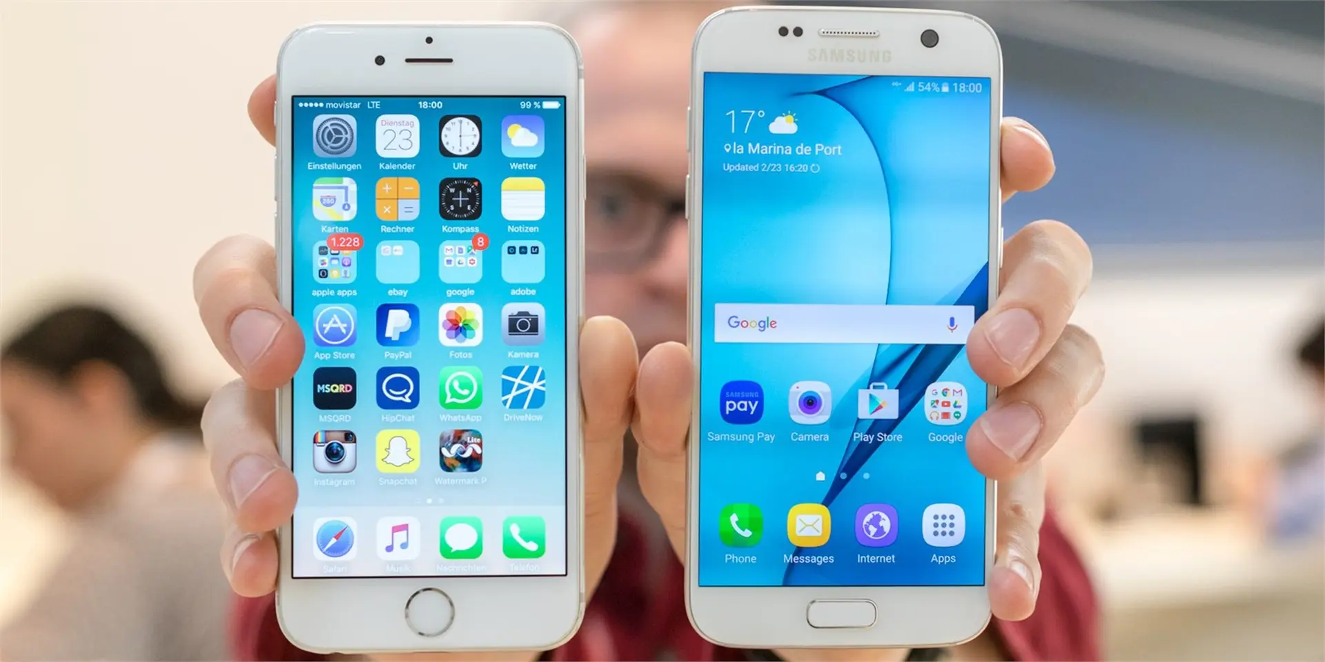 Chúng ta nên mua Galaxy S7 cũ hay iPhone 6S trả bảo hành?