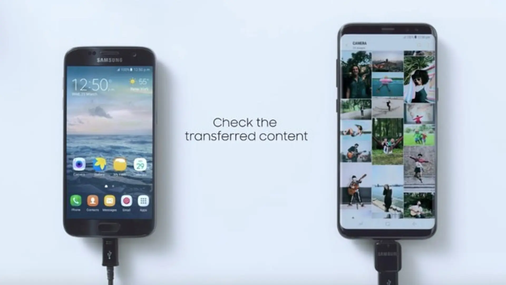 Tính năng mới trên Galaxy S8/S8+ chuyển dữ liệu trong vòng 1 nốt nhạc