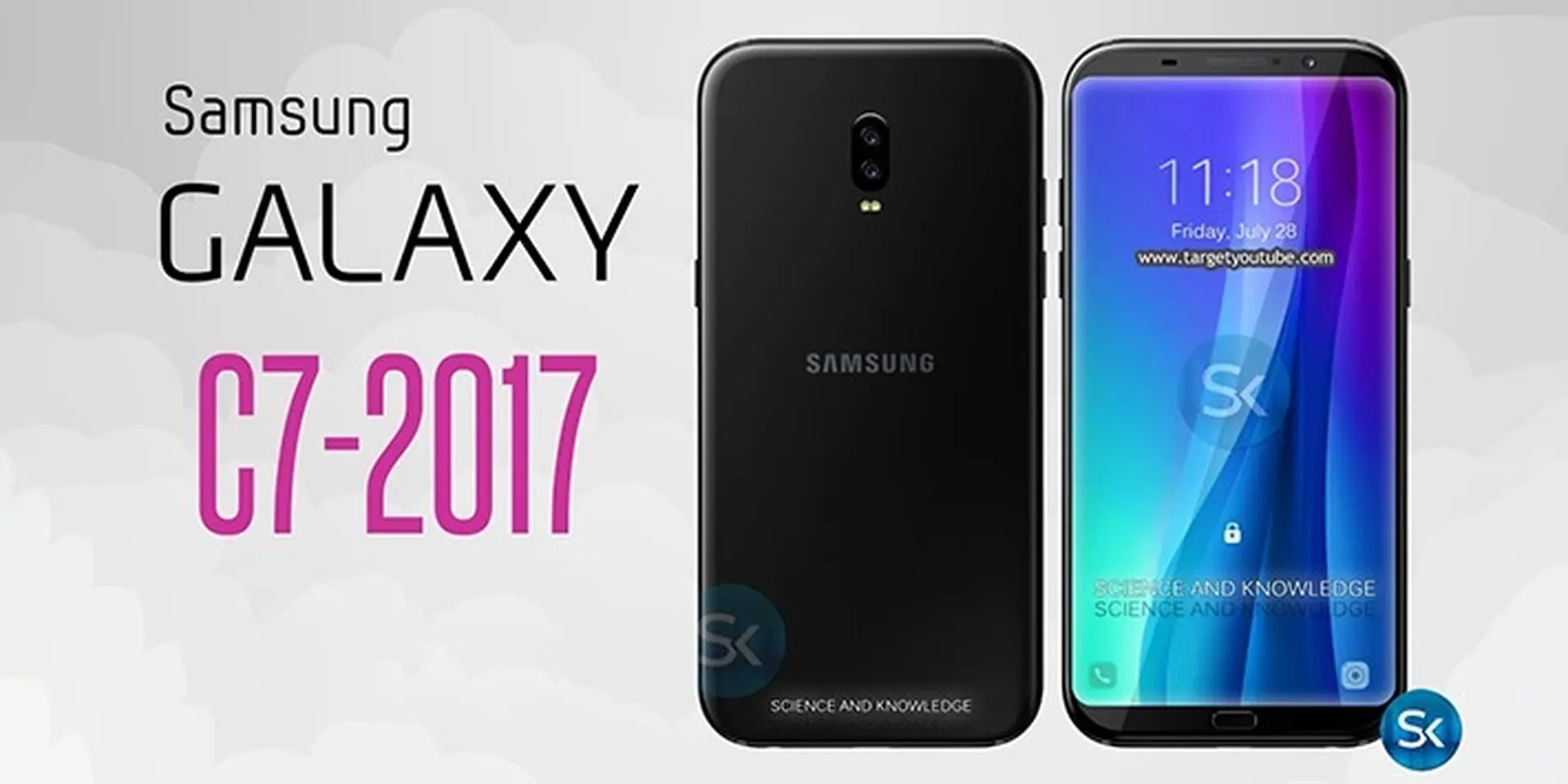 Smartphone camera kép, Galaxy C7 (2017) lộ diện toàn bộ thiết kế lẫn cấu hình trước ngày ra mắt
