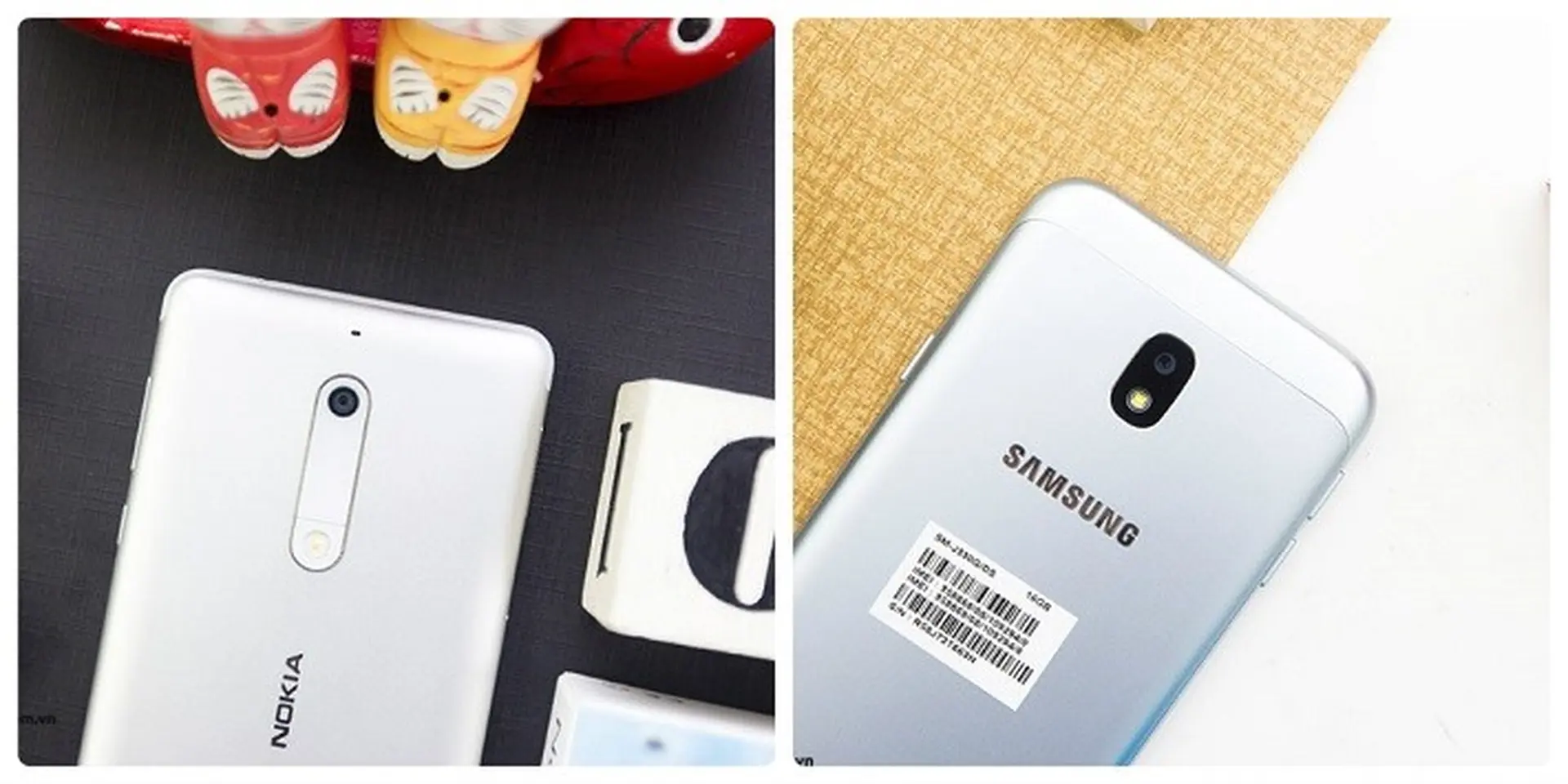 So sánh nhanh Samsung Galaxy J3 Pro và Nokia 5: Tầm giá 4.5 triệu nên chọn máy nào?