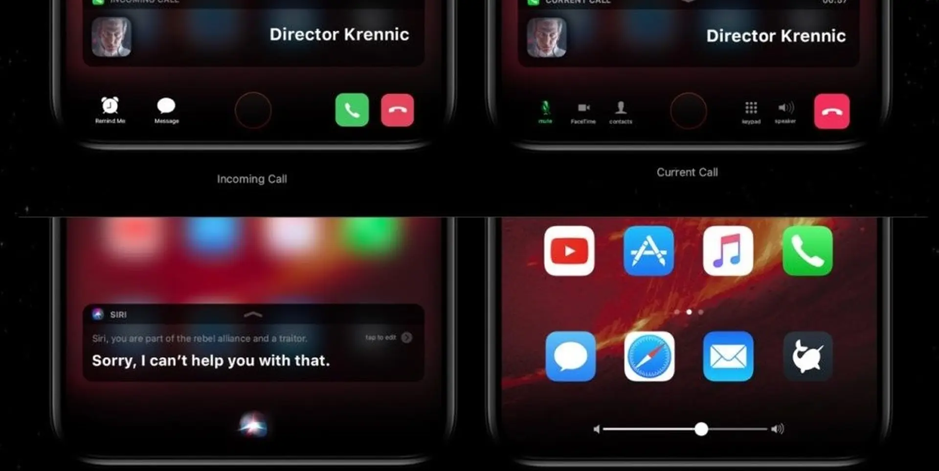 Đây phải chăng là giao diện HomeBar và nút Home ảo trên iPhone 8? Nhìn là mê ngay