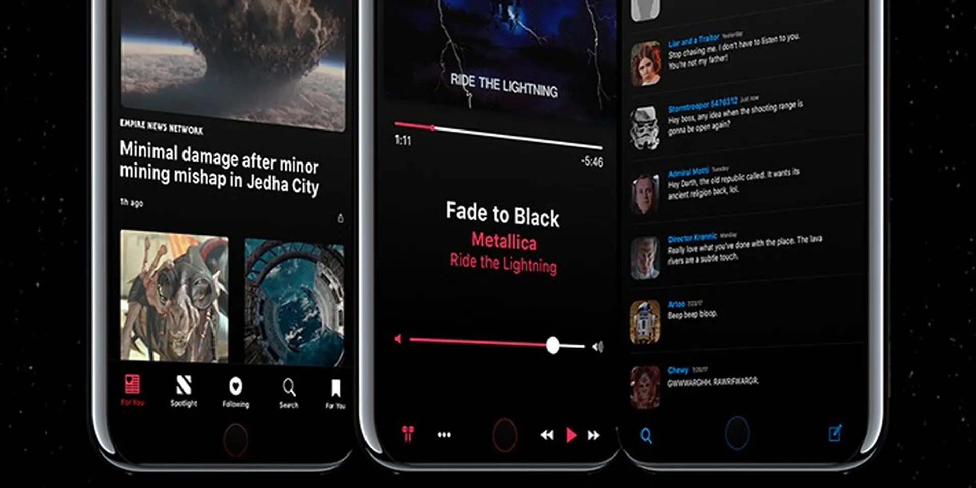 Đây là giao diện iOS Dark Mode mới trên iPhone 8?