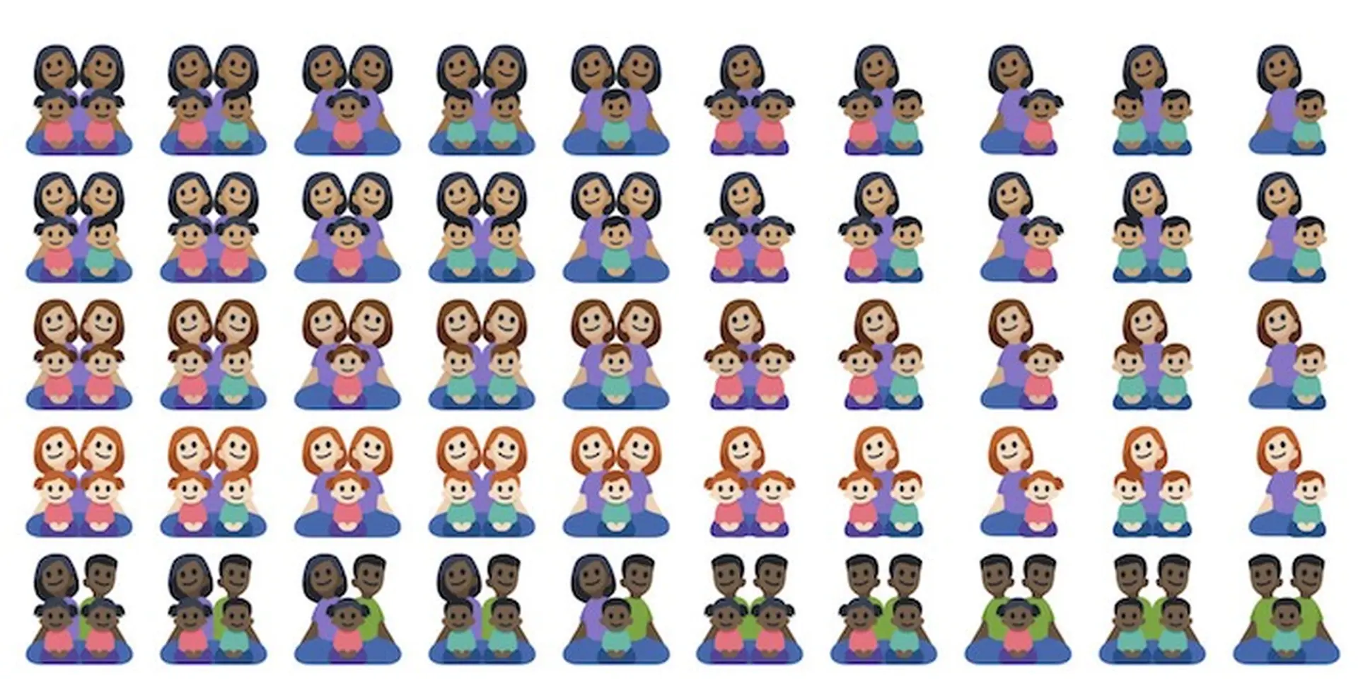 Facebook bổ sung thêm 125 biểu tượng Emoji mới, tập trung chủ đề gia đình