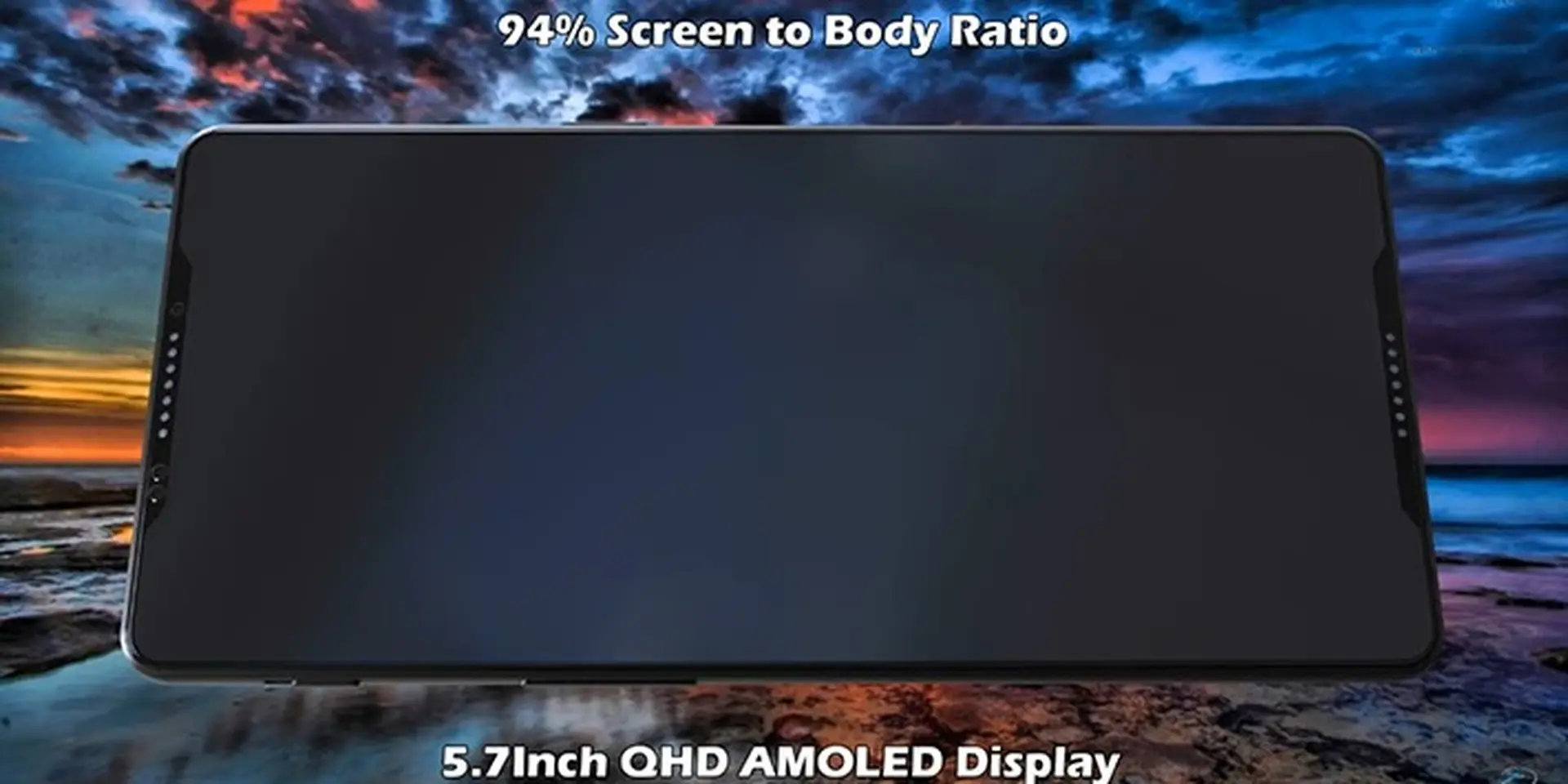 Concept OnePlus 6 tuyệt đẹp với màn hình chiếm 94% diện tích mặt trước