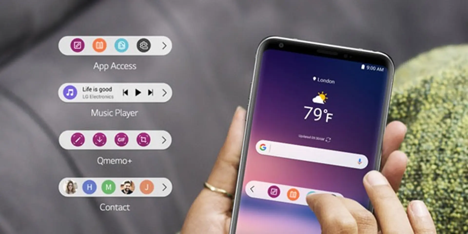 LG V30 với Floating Bar: Liệu có tốt hơn màn hình phụ huyền thoại dòng V-Series?