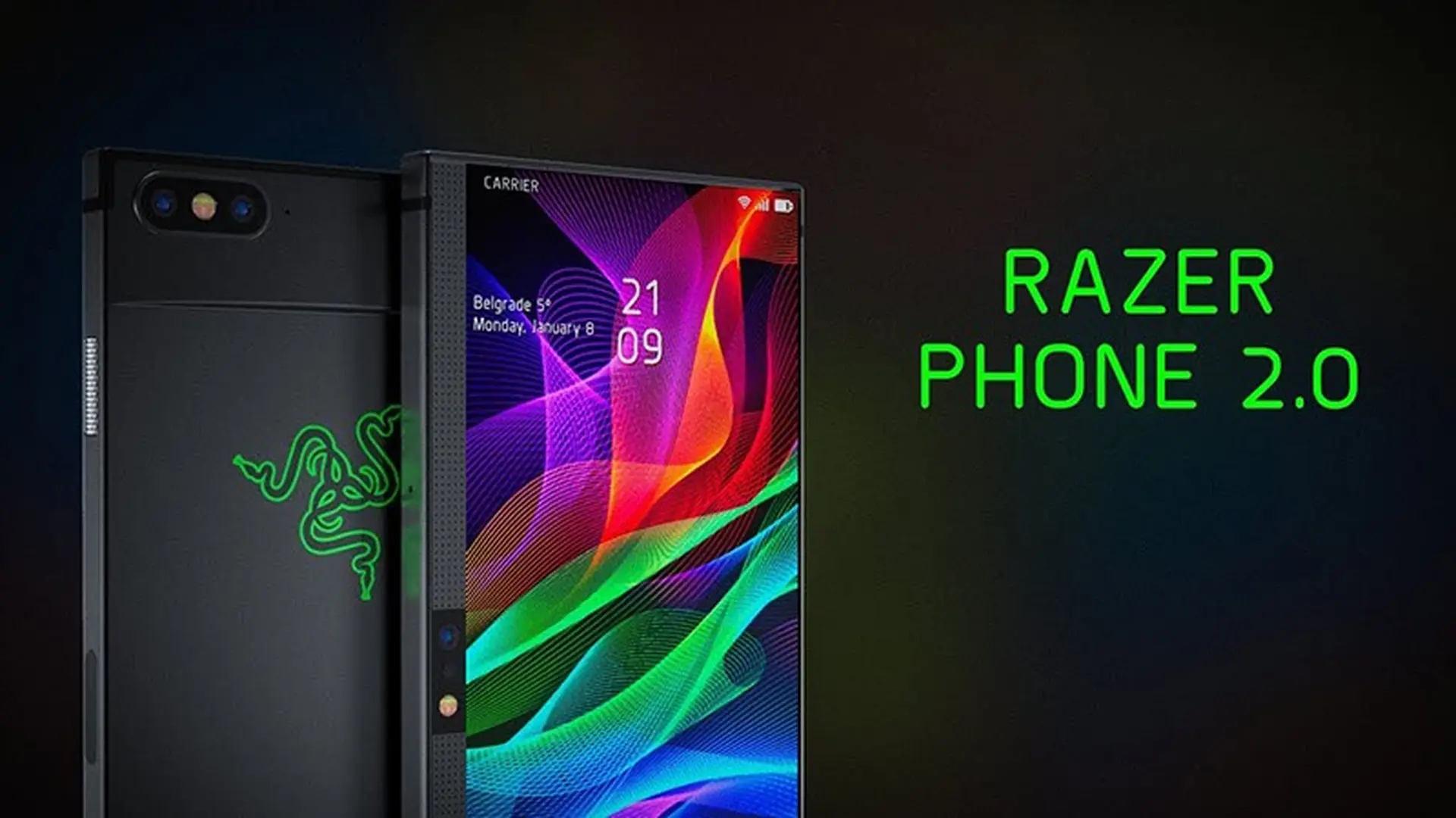 Razer Phone 2 xuất hiện trên Amazon: Logo có đèn nền RGB, sạc không dây, chống nước IP67