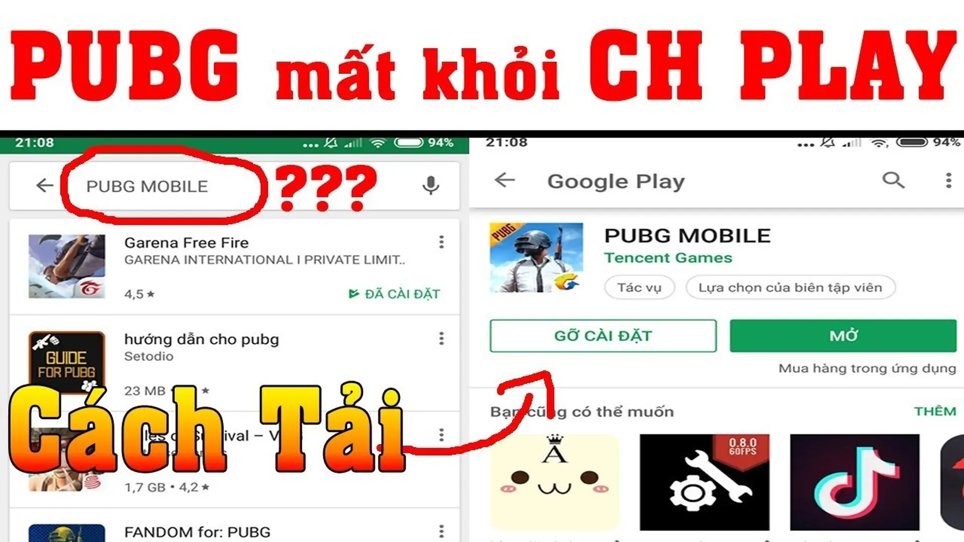 Không tìm thấy PUBG Mobile trên CH Play, đây là cách khắc phục