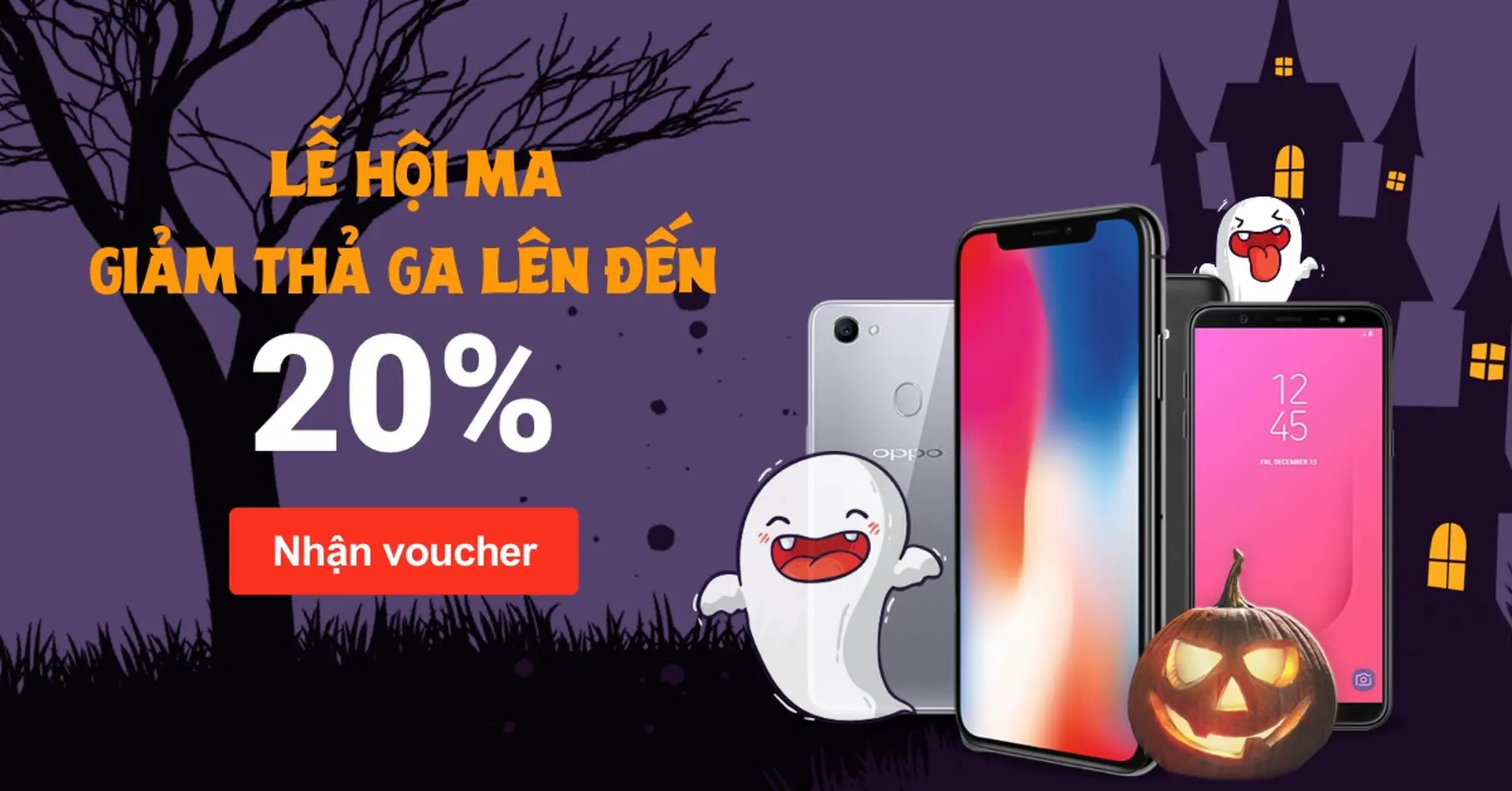 Lễ hội ma, giảm thả ga đến 20% các sản phẩm tại FPT Shop